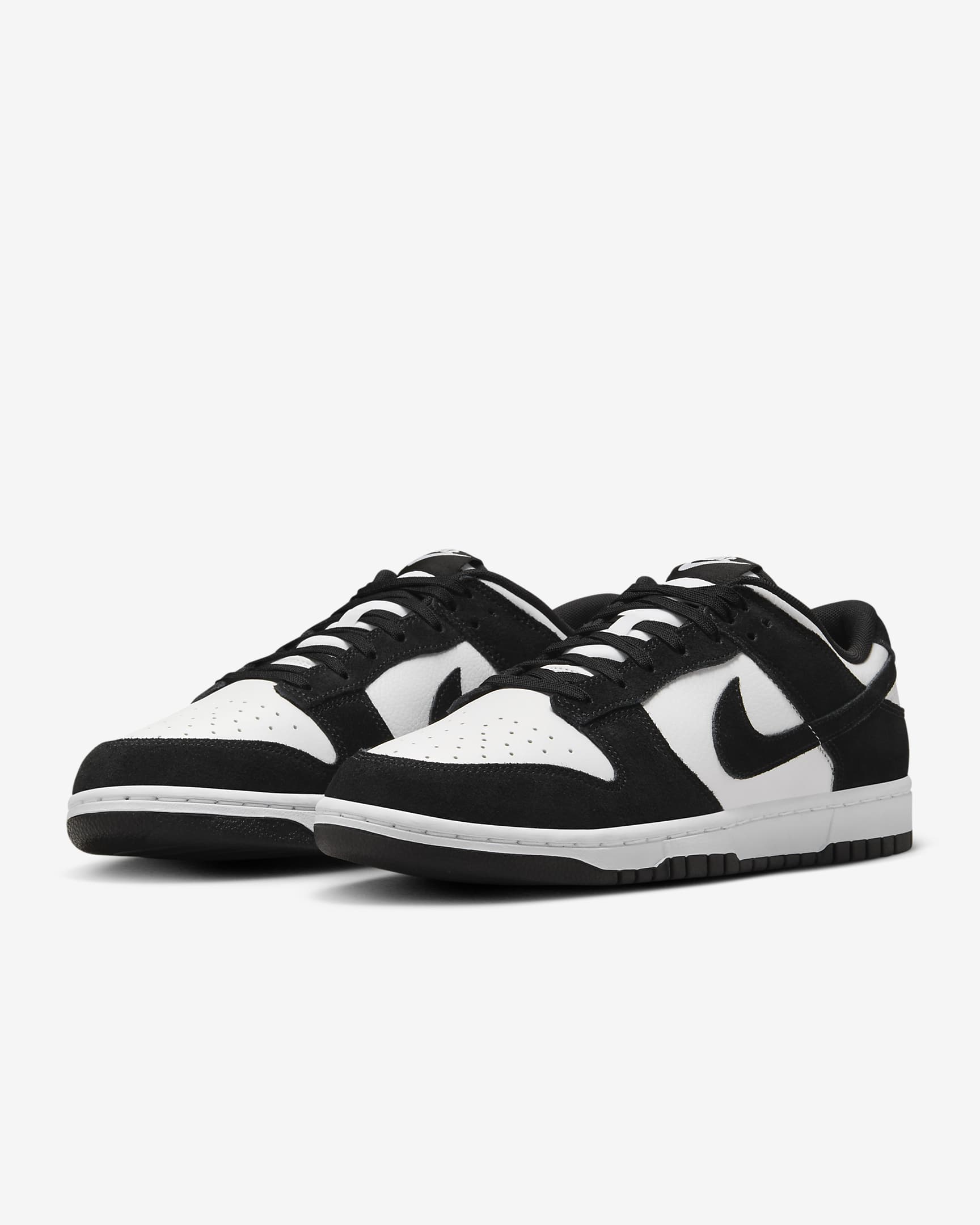 Ανδρικά παπούτσια Nike Dunk Low Retro - Λευκό/Λευκό/Μαύρο