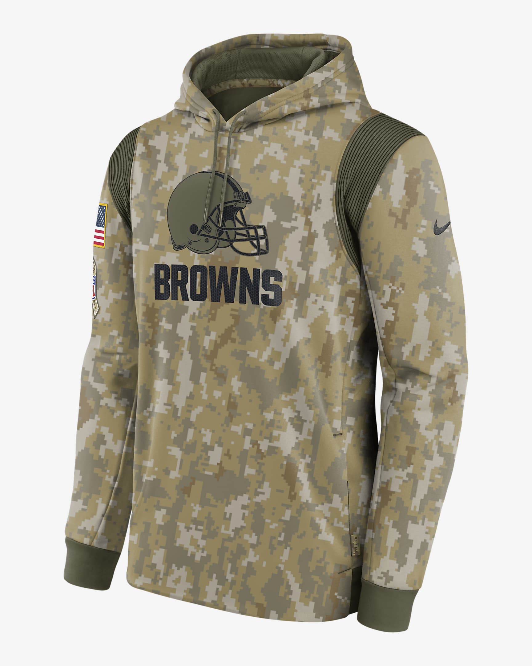 Nike Therma Salute to Service (NFL Cleveland Browns) Men's Hoodie. Nike.com