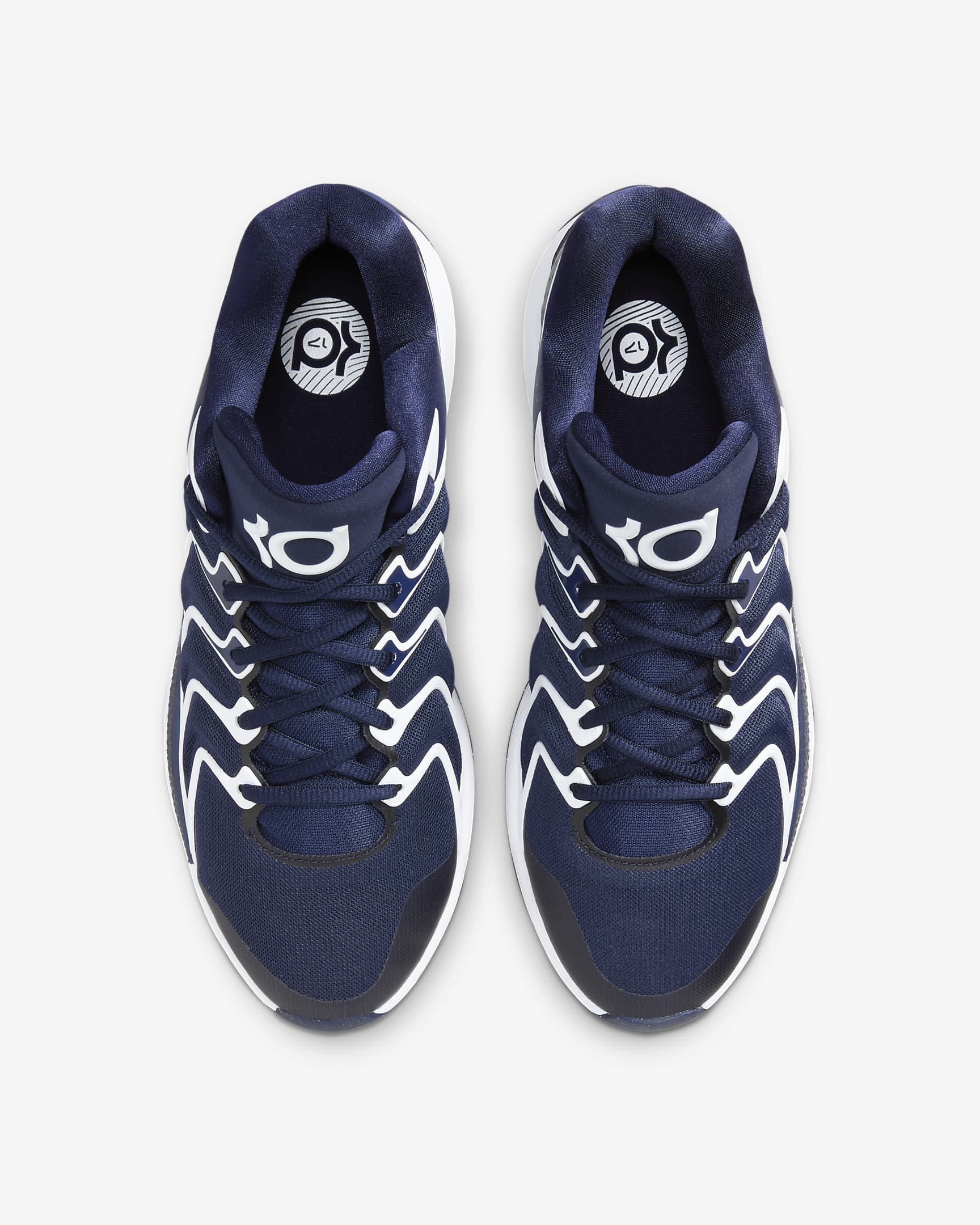 KD17 (Team Bank) Basketball Shoes - College Navy/White/Black/College Navy