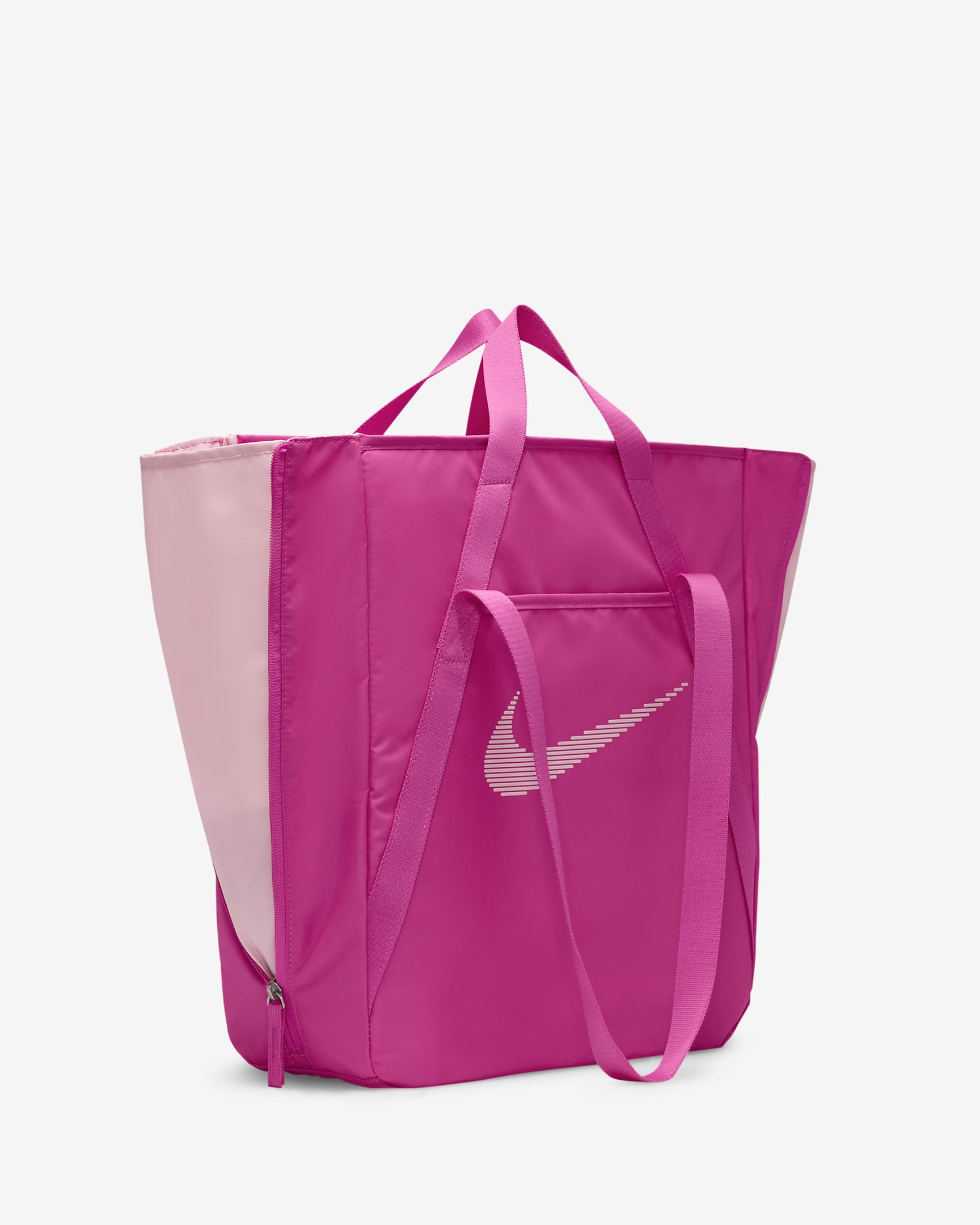 Bolsa tipo tote para gimnasio (28 L) Nike - Fucsia láser/Fucsia láser/Rosa suave medio