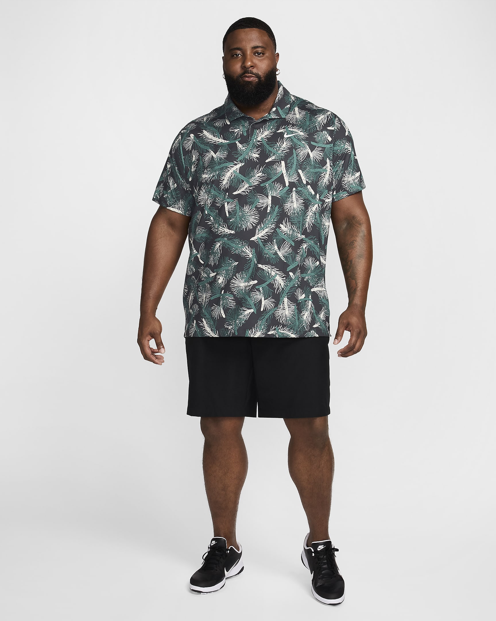 Golfpikétröja Nike Tour Dri-FIT för män - Bicoastal/Vit