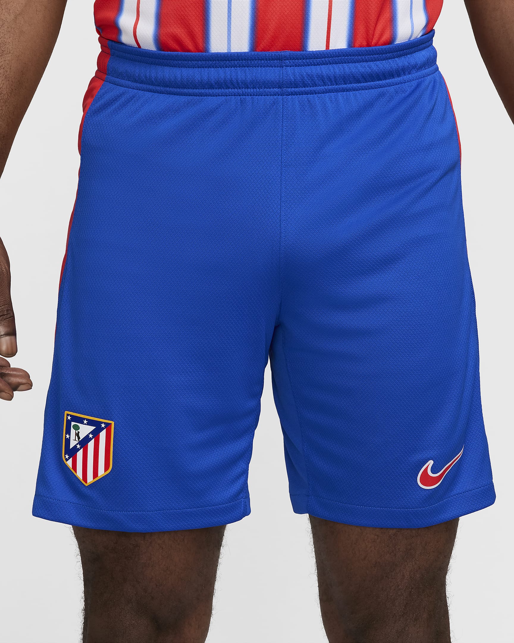 Atlético Madrid 2024/25 Stadium (hjemmedrakt) Nike Dri-FIT Replica fotballshorts til herre - Hyper Royal/Hvit