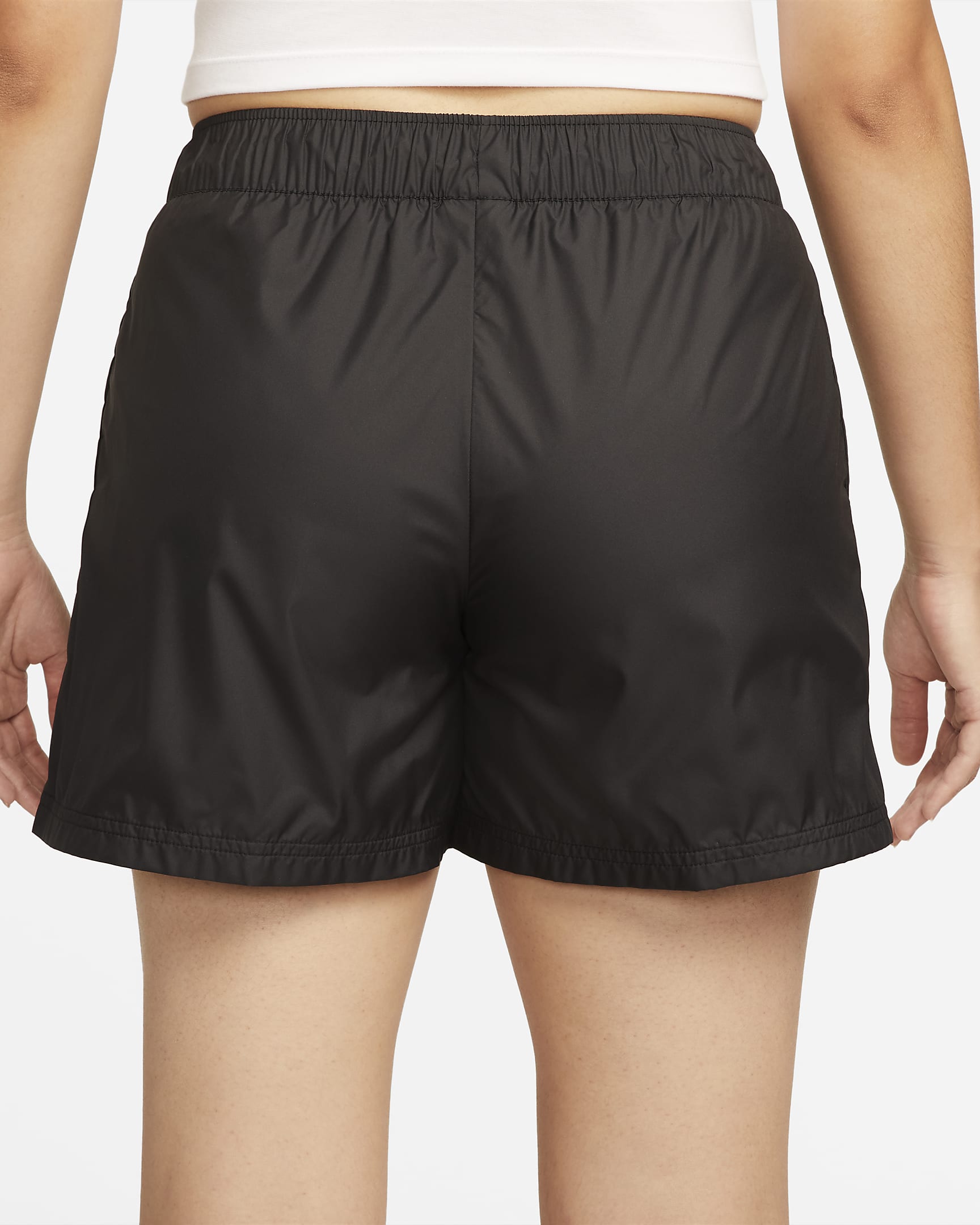 Nike Sportswear Essentials Women's Repel Mid-Rise Shorts - Black/White