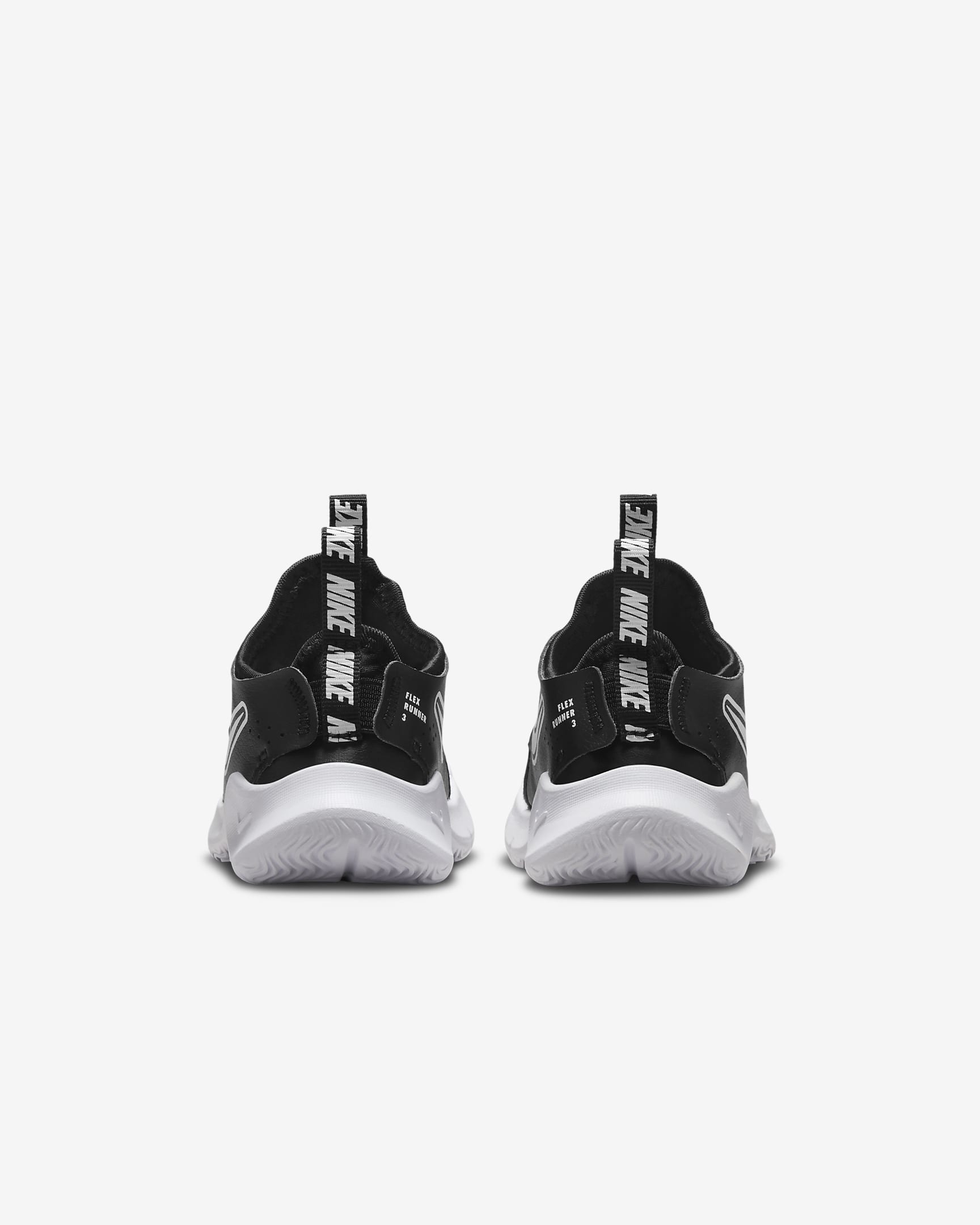 Nike Flex Runner 3 Baby/Toddler Shoes - Black/White