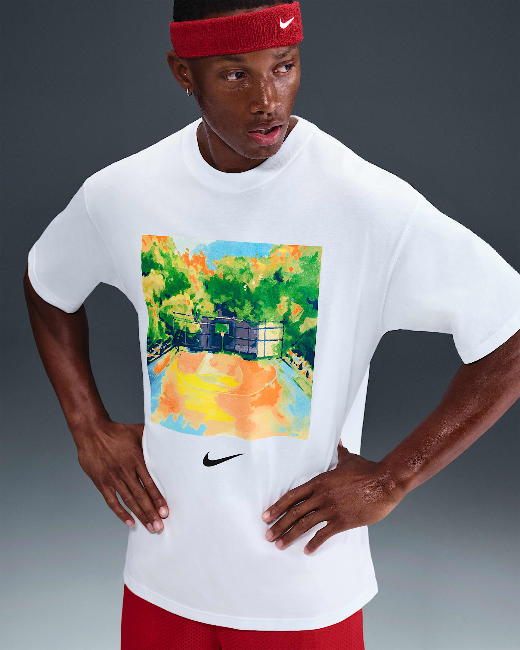 Nike Max90-T-shirt til mænd - hvid