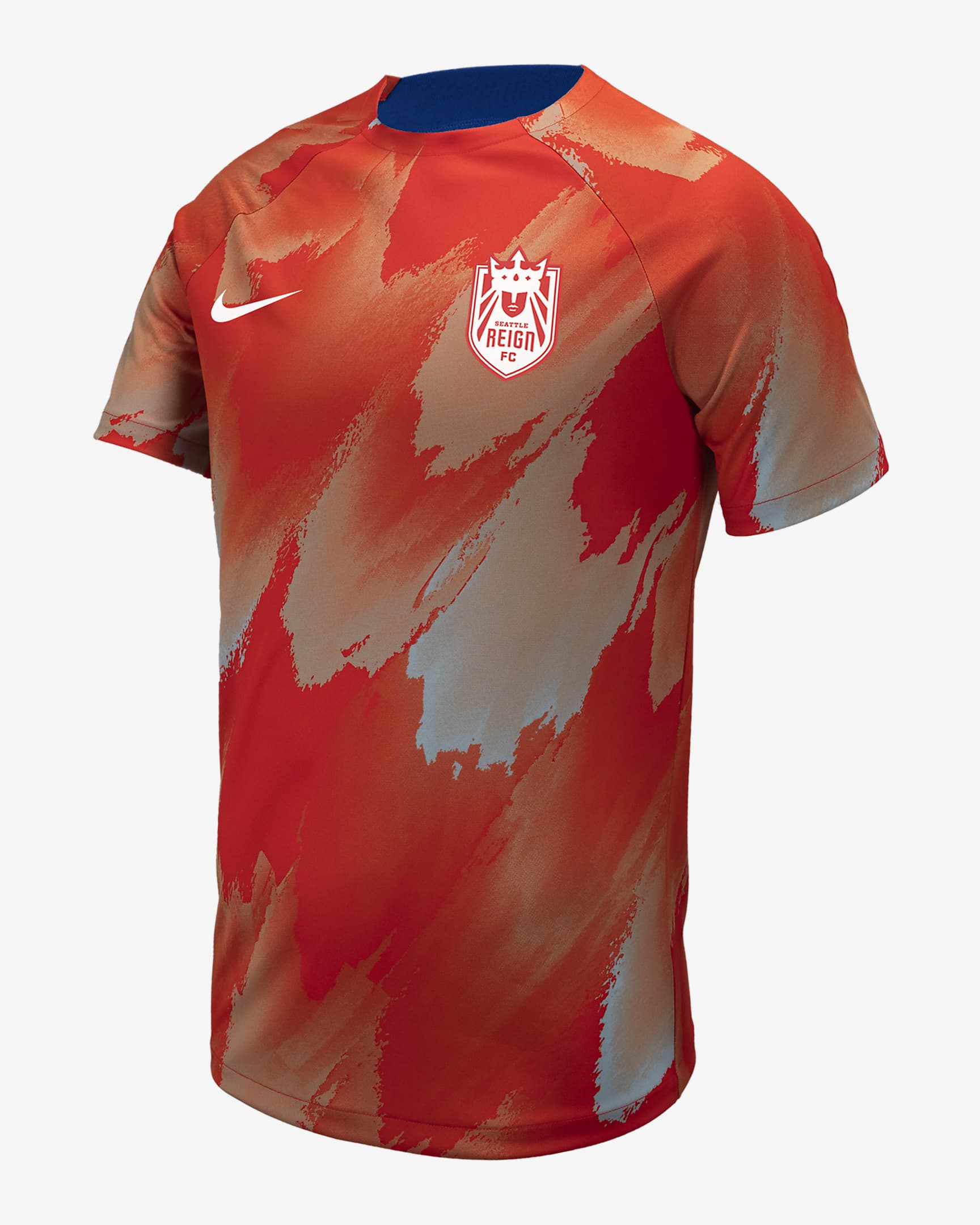 Playera para antes del partido Nike NWSL para hombre Seattle Reign - Rojo chile