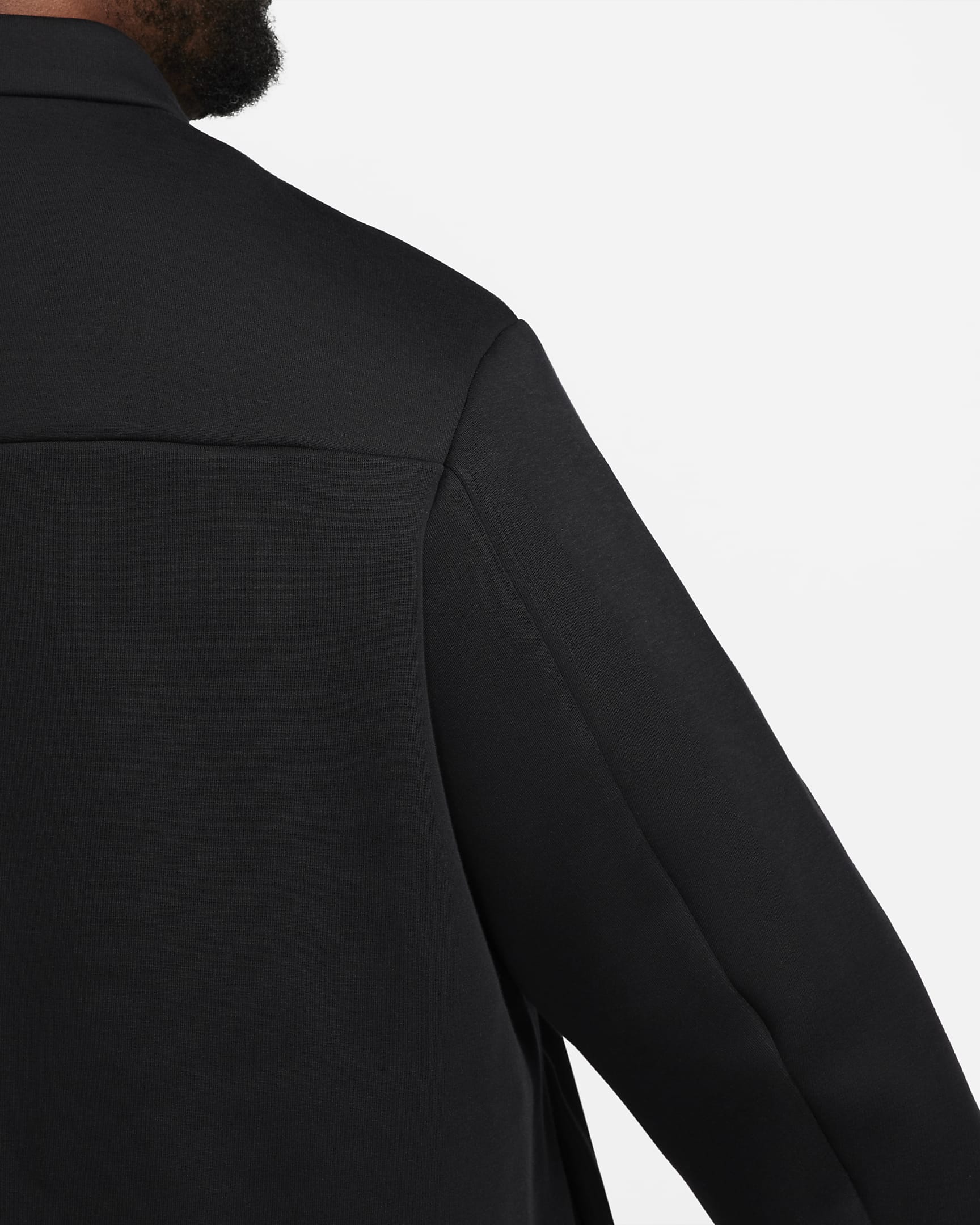 Surchemise oversize Nike Sportswear Tech Fleece Reimagined pour homme - Noir/Noir