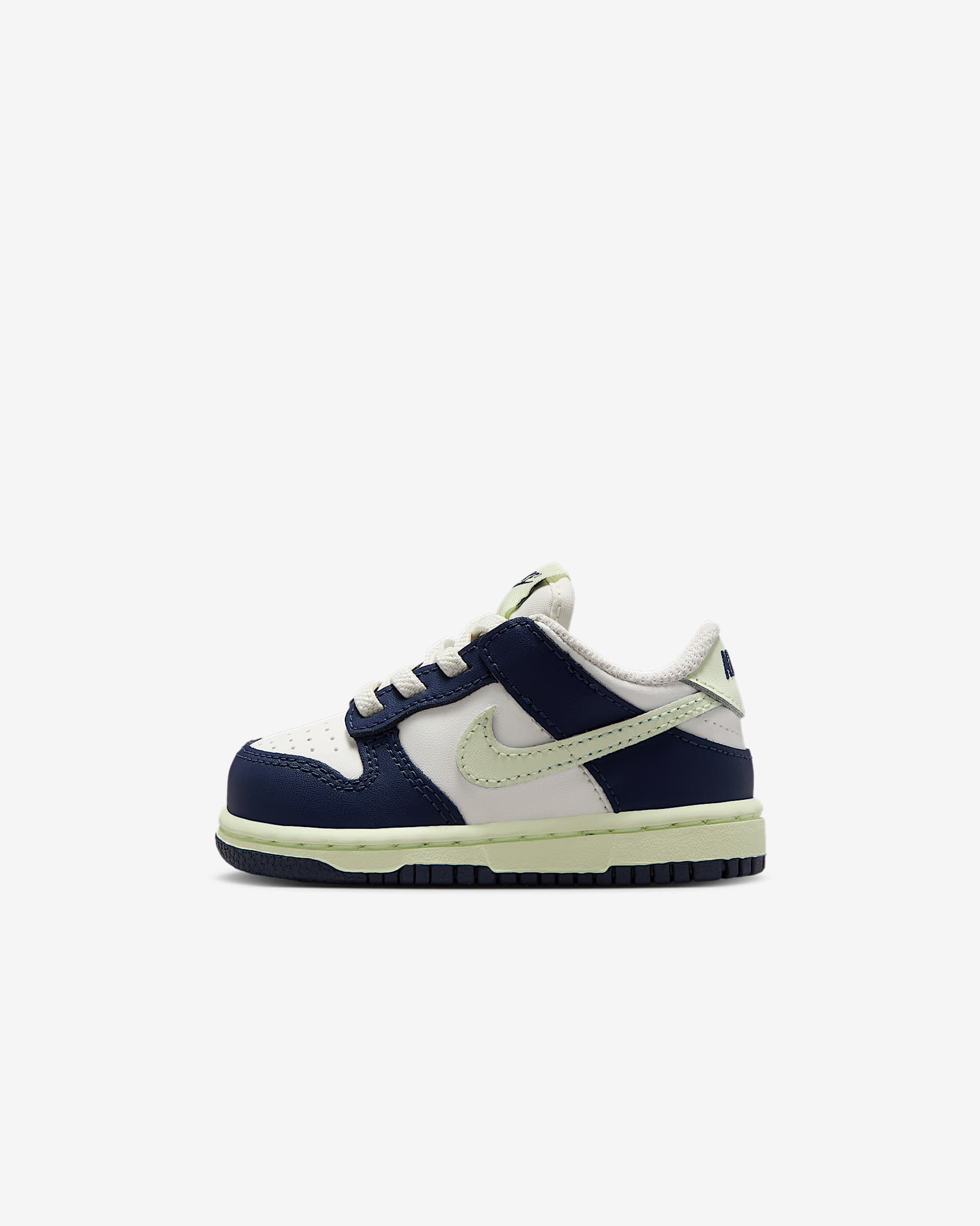 Nike Dunk Low Baby/Toddler Shoes - Sail/Midnight Navy/Volt Tint/Volt Tint