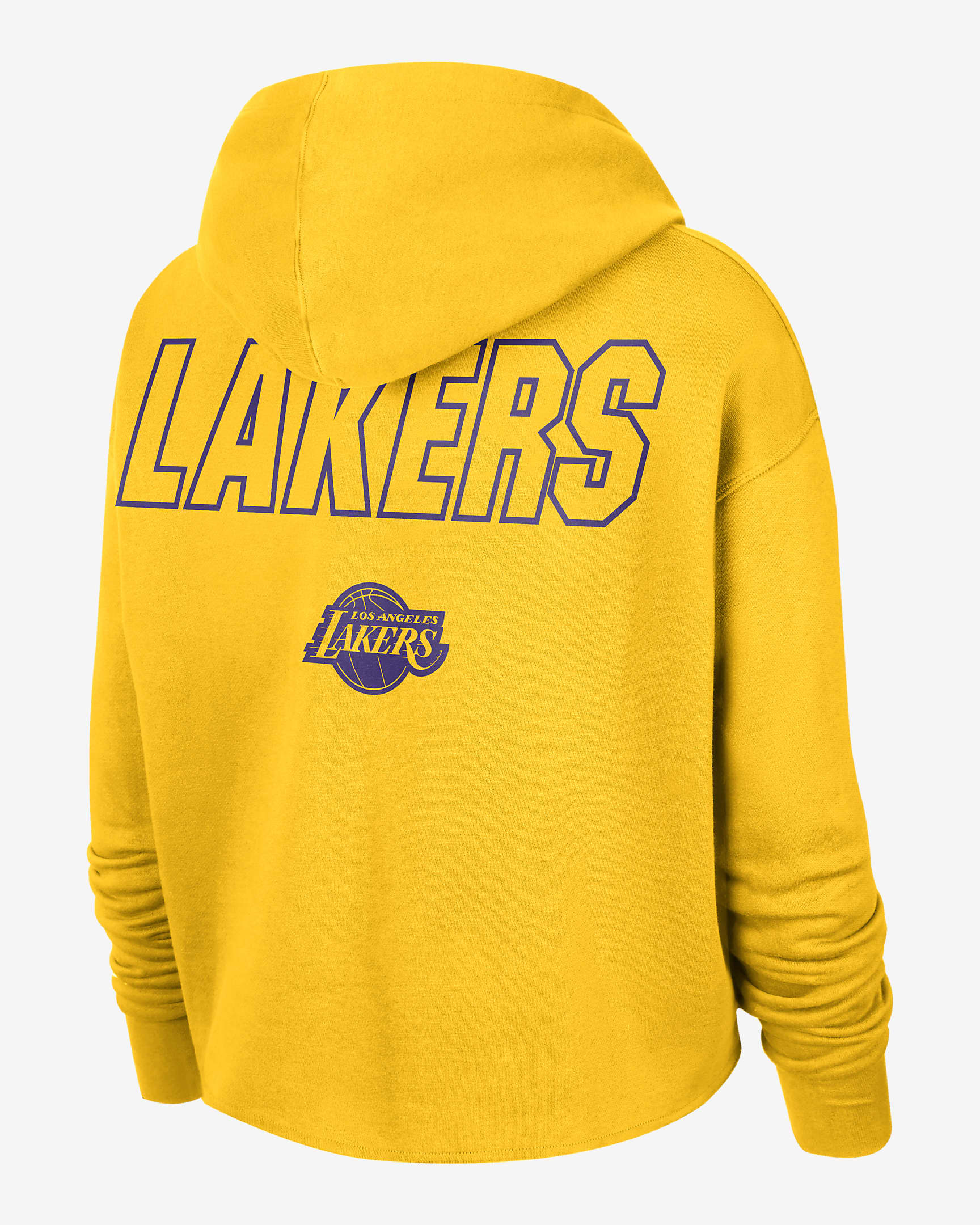 Los Angeles Lakers Courtside Women's Nike NBA Fleece Pullover Hoodie ...