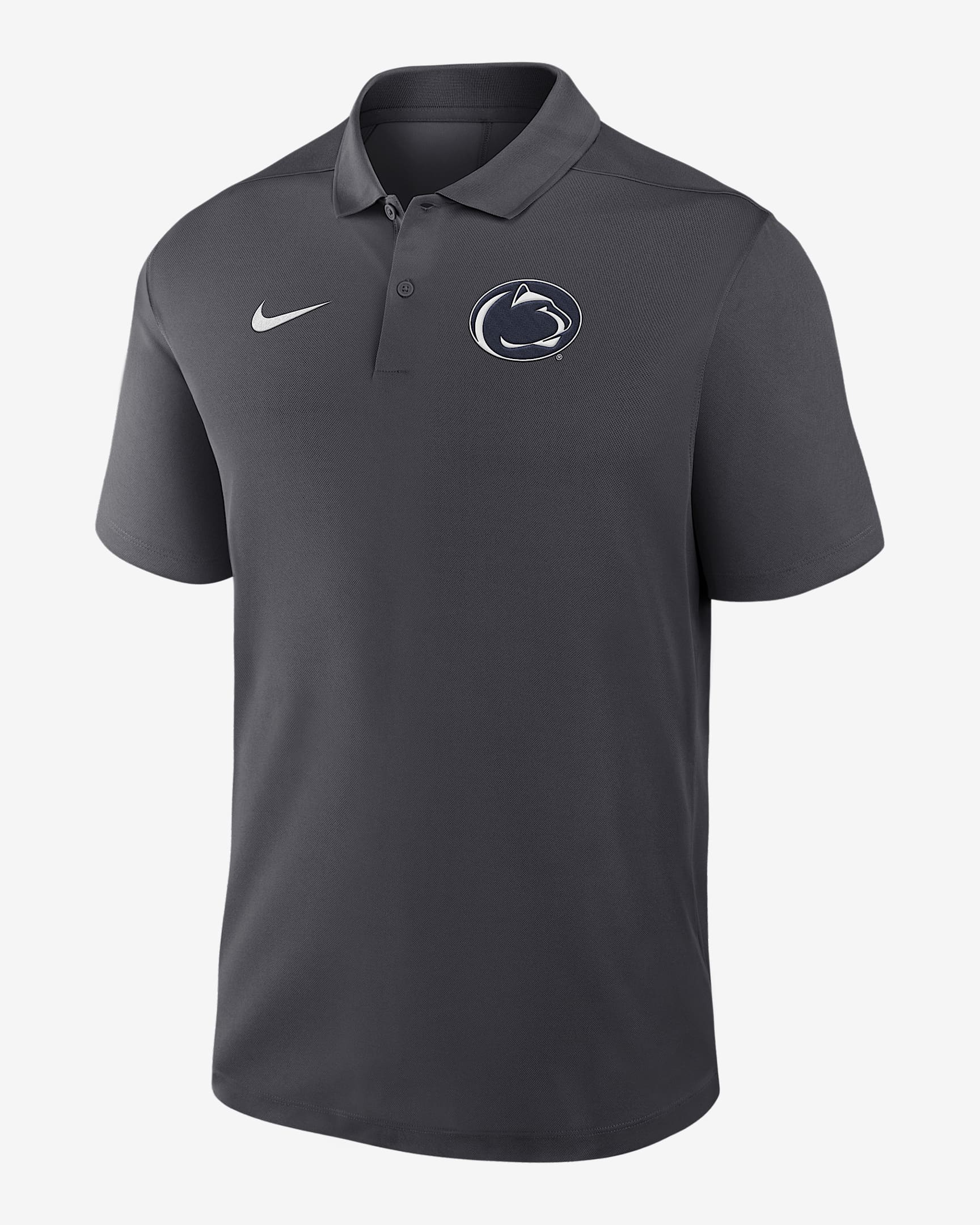 Penn State Primetime Victory Primary Logo Men's Nike Dri-FIT College Polo - Anthracite