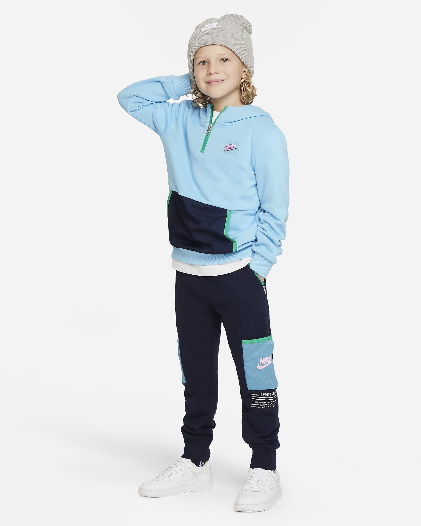 Nike Sportswear Paint Your Future Little Kids' French Terry Pants. Nike.com