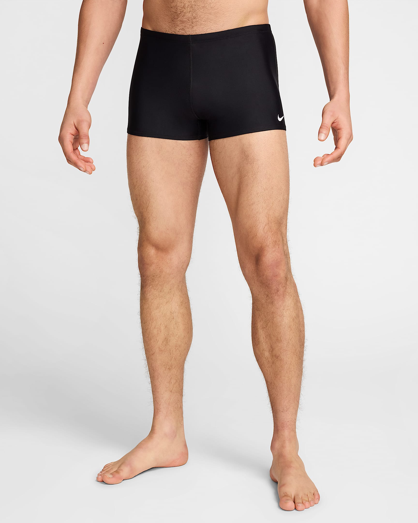 Nike Swim Solid Men's Square-Leg Jammer - Black/White
