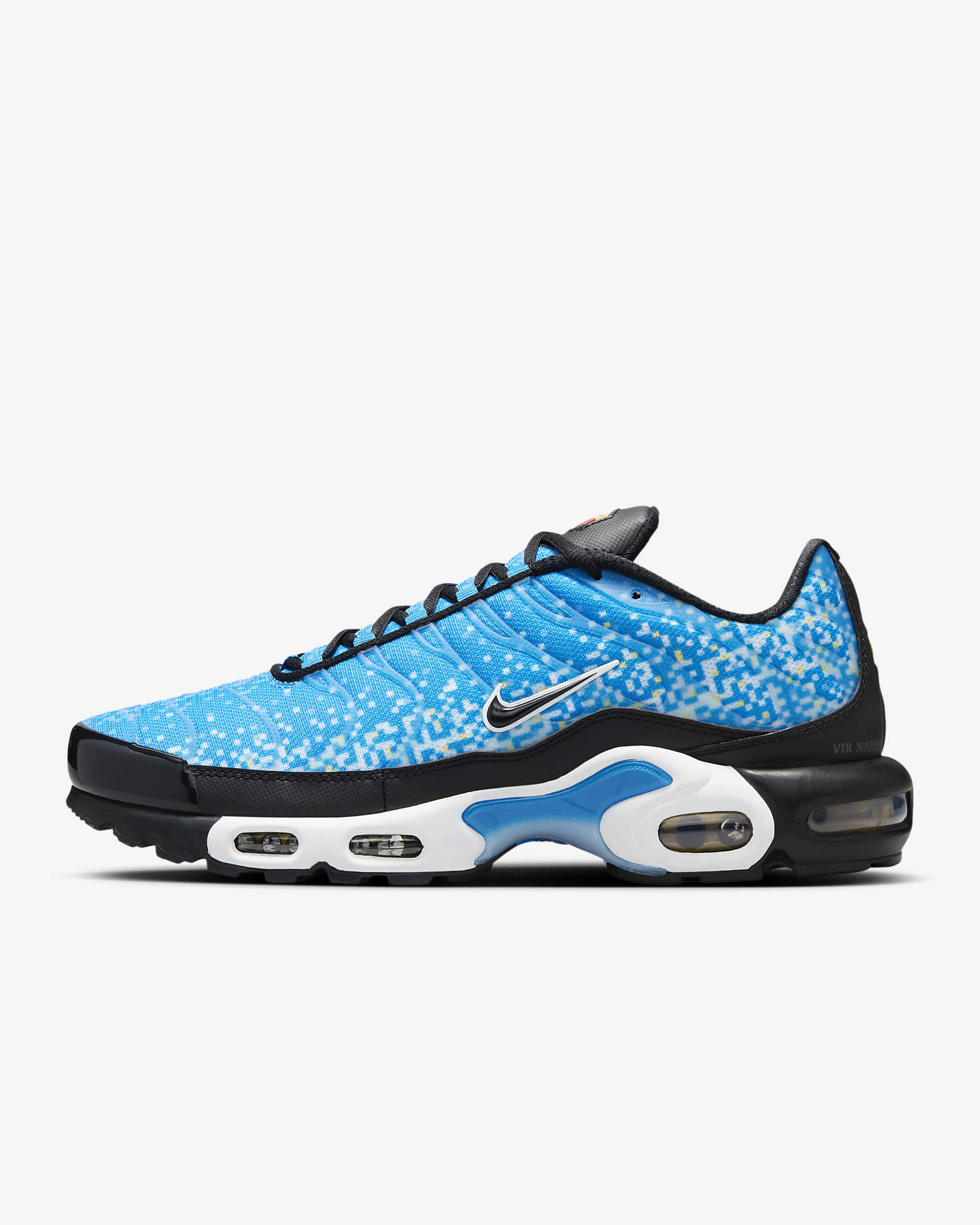 Nike Air Max Plus Men's Shoes - Light Photo Blue/White/Metallic Gold/Black