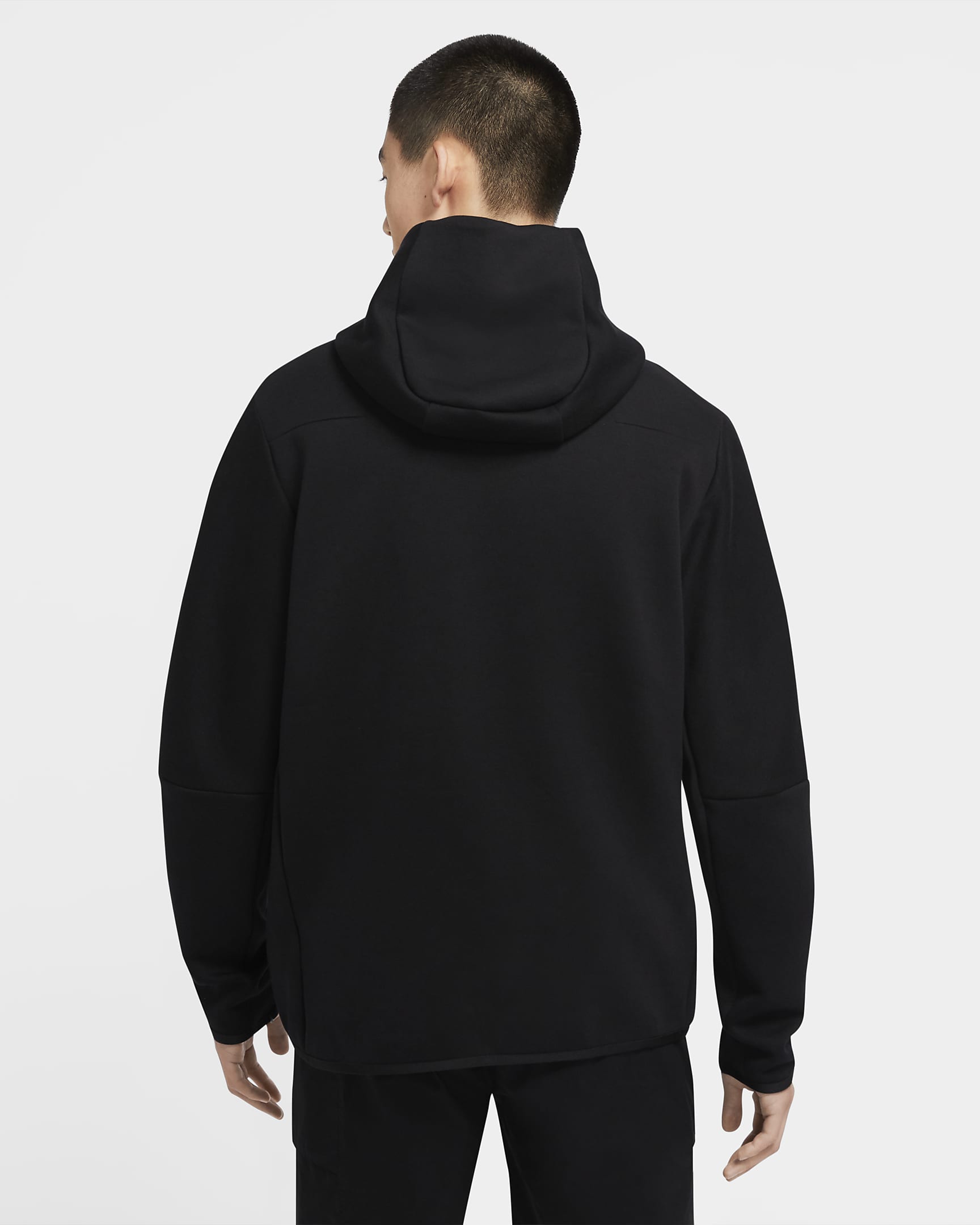 Nike Sportswear Tech Fleece Men's Full-Zip Hoodie - Black/Black