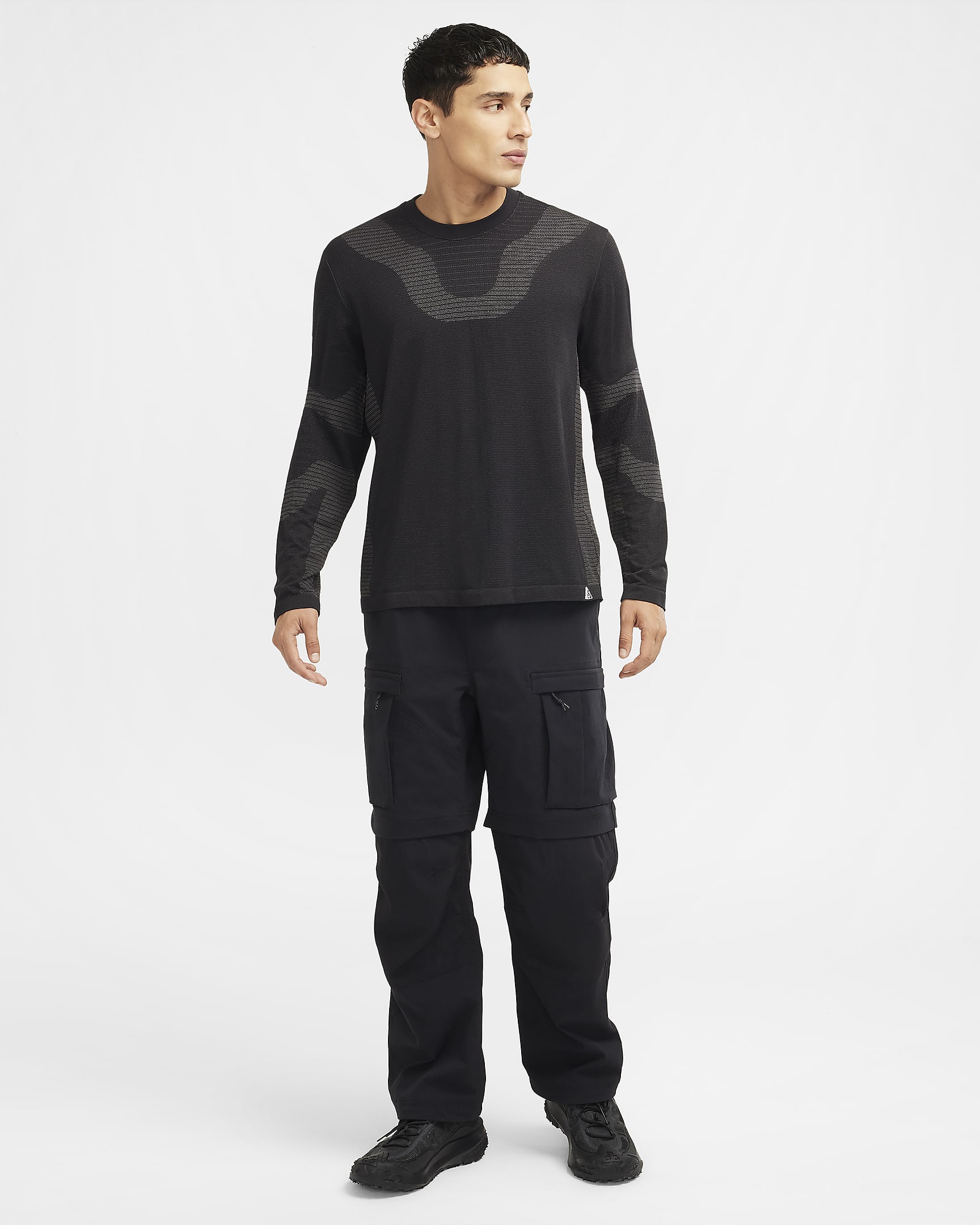 Nike ACG 'Delta River' Dri-FIT ADV Long-Sleeve Base Layer - Black/Cool Grey