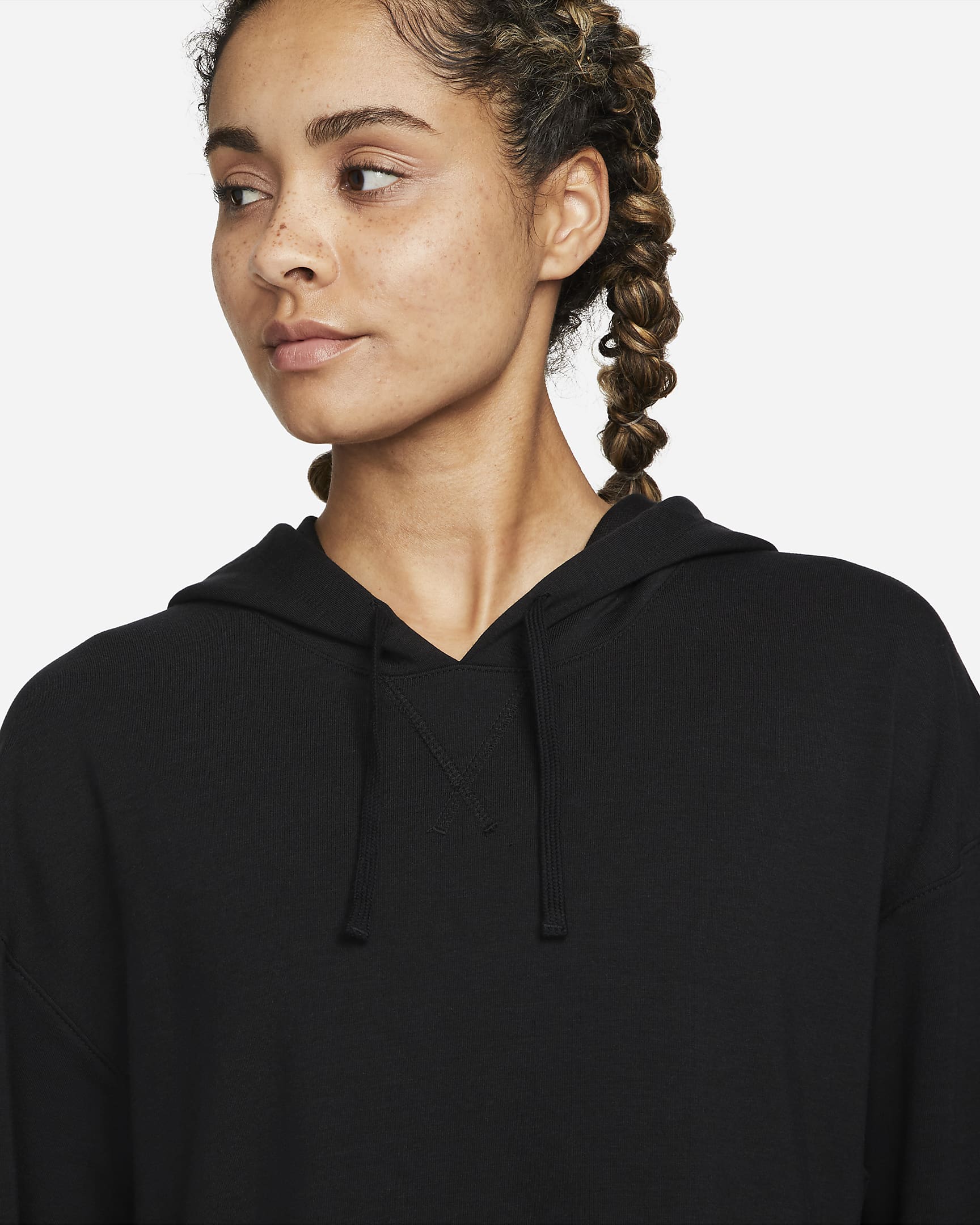 Nike Yoga Dri-FIT Women's Fleece Hoodie. Nike SK
