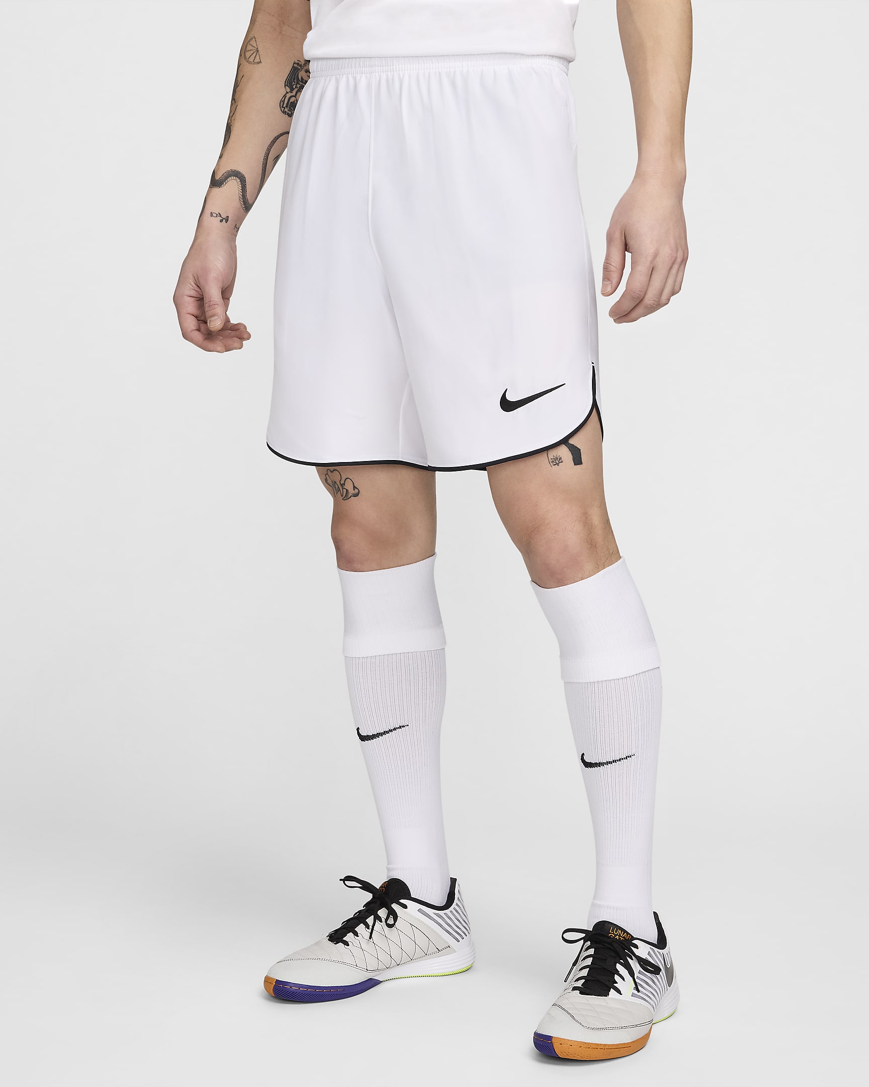 Nike Dri-FIT Men's Soccer Shorts - White/Black/Black