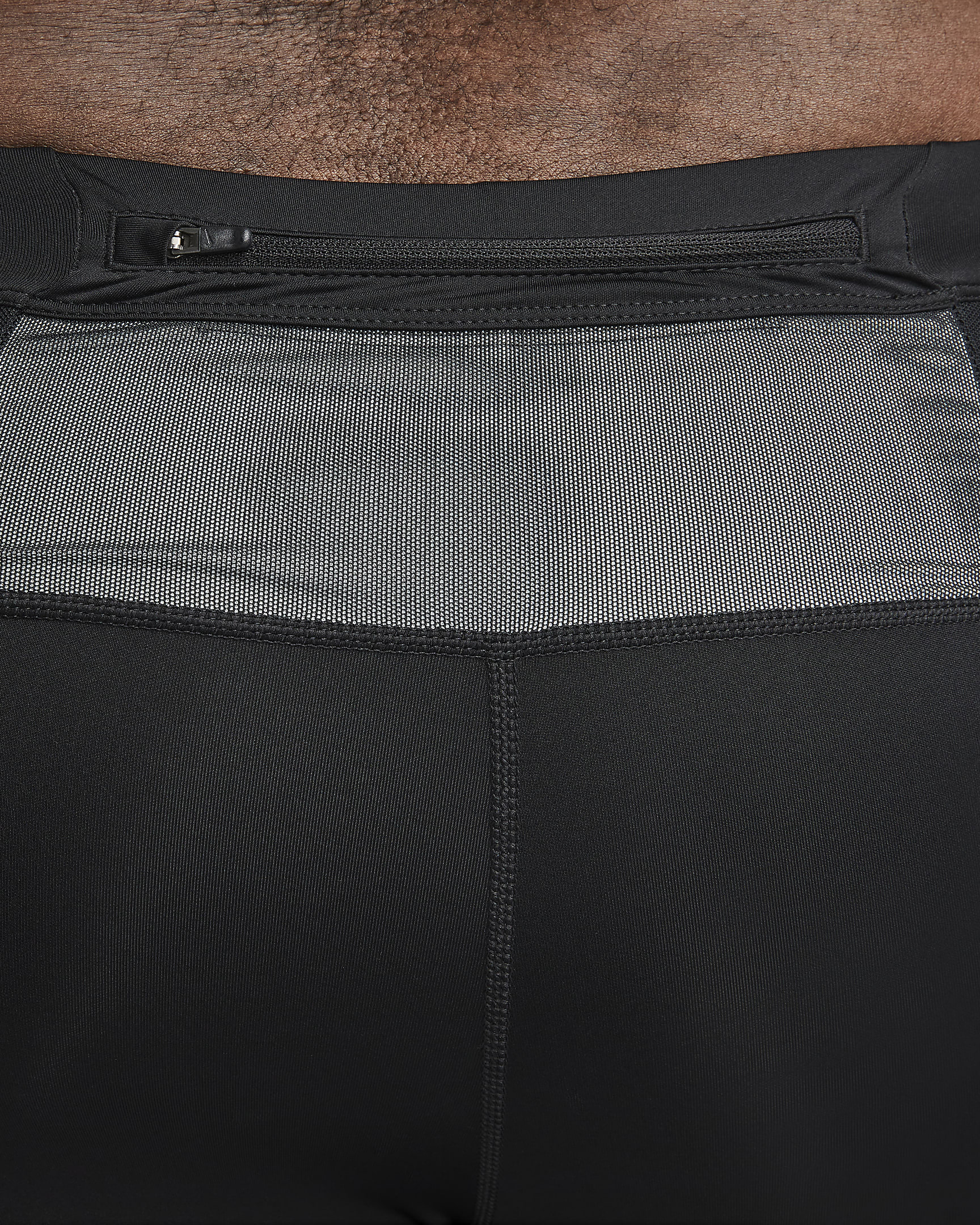 Tights de running com comprimento até meio Dri-FIT Nike Trail Lava Loops para homem - Preto/Branco