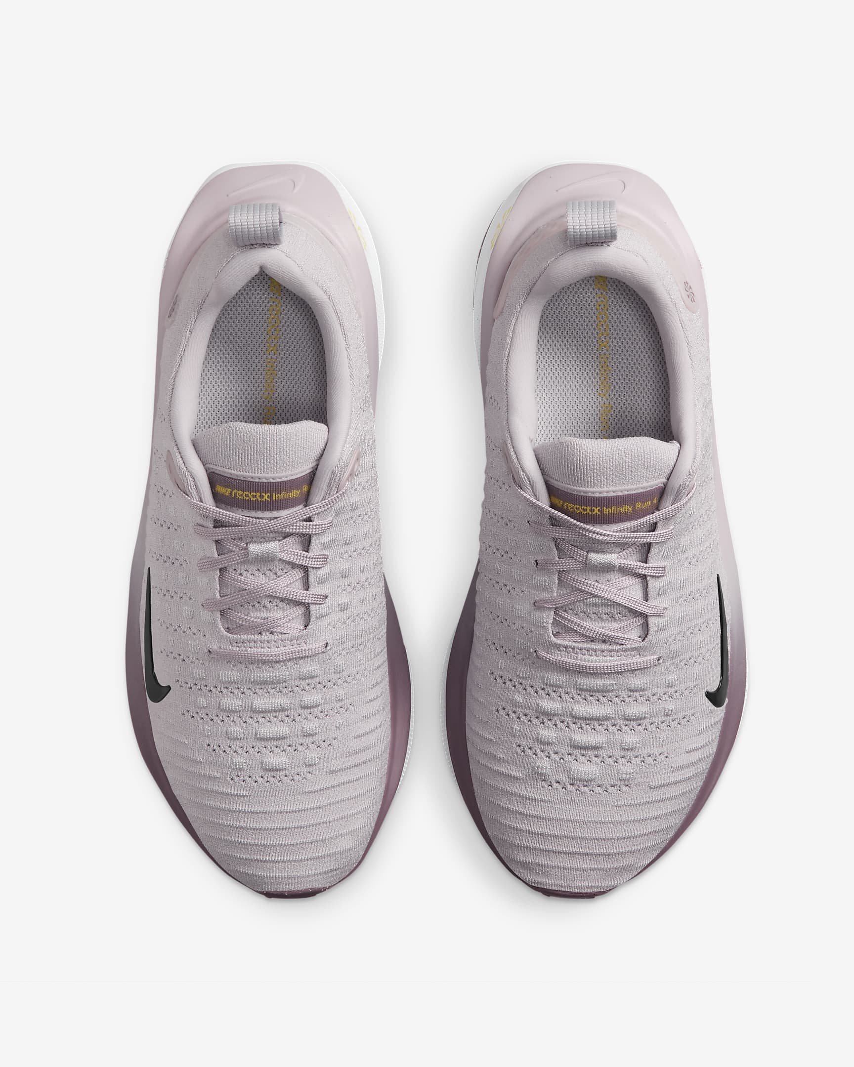 Nike InfinityRN 4 女款路跑鞋 - Platinum Violet/Smokey Mauve/Saturn Gold/黑色