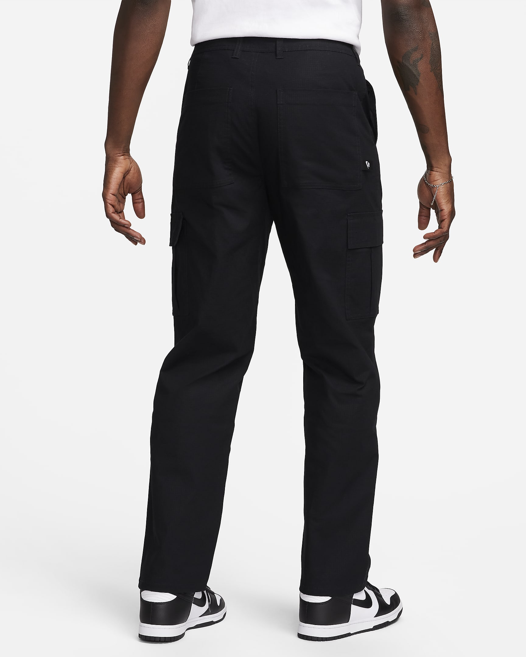 Pantalon cargo Nike Club pour homme - Noir/Noir