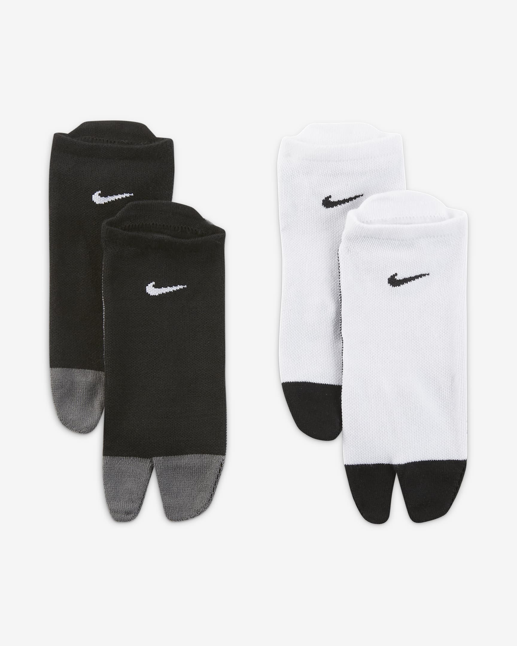 Nike Everyday Plus Lightweight No-Show Split-Toe Socks (2 Pairs). Nike ID