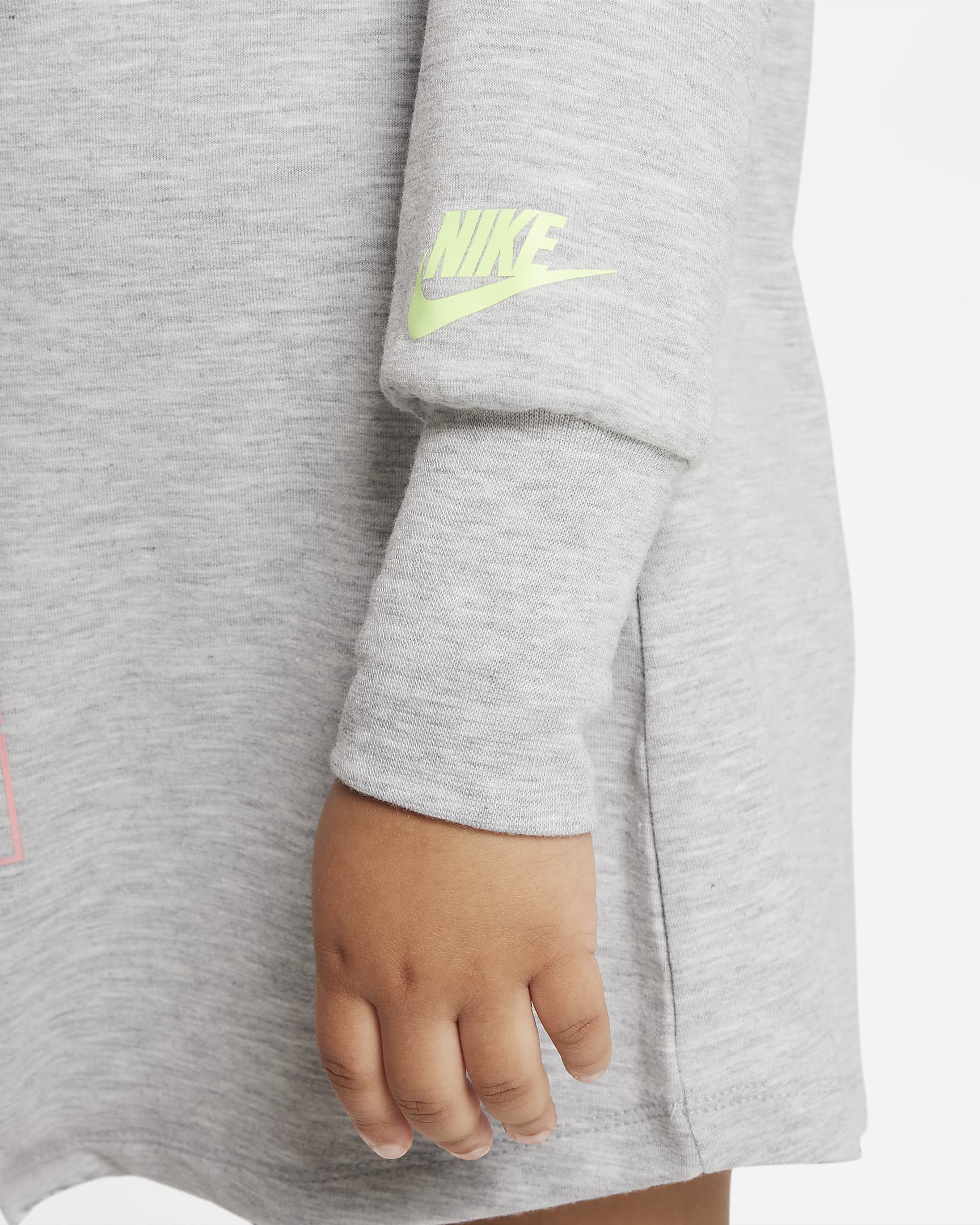 Nike Toddler Dream Chaser Hooded Dress - Light Smoke Grey