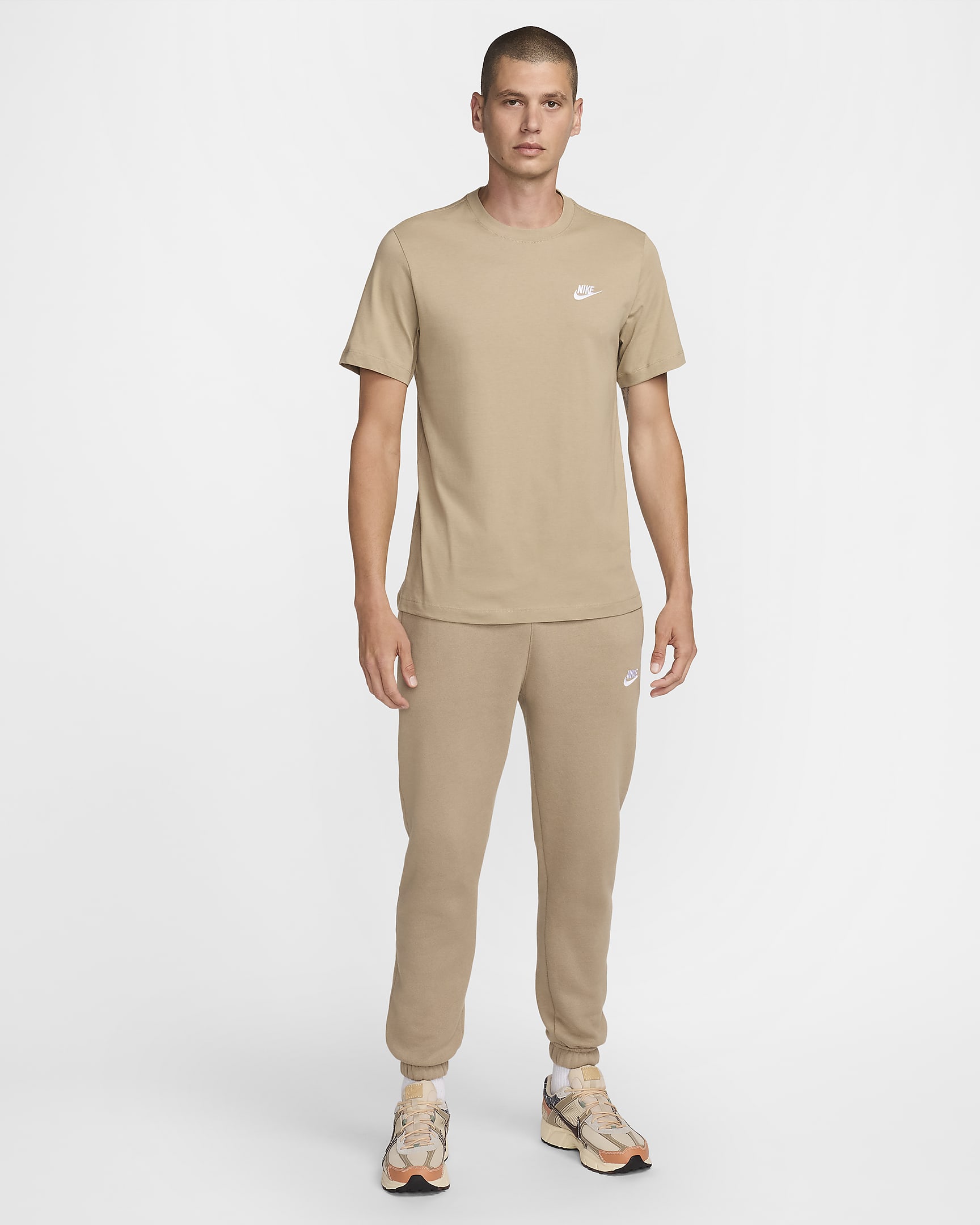 Nike Sportswear Club Men's T-Shirt - Khaki