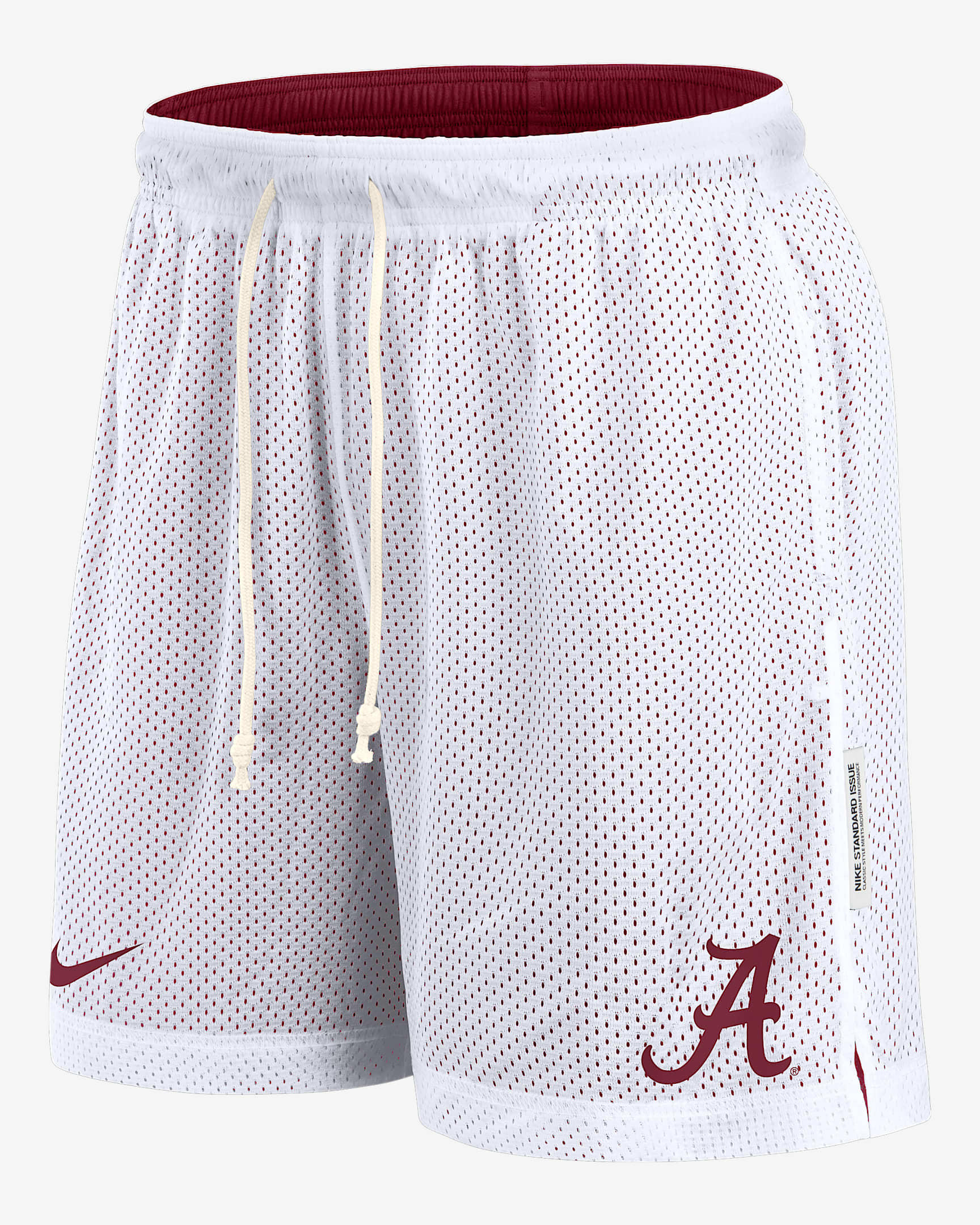 Alabama Crimson Tide Primetime Reversible Men's Nike Dri-FIT College Shorts - White