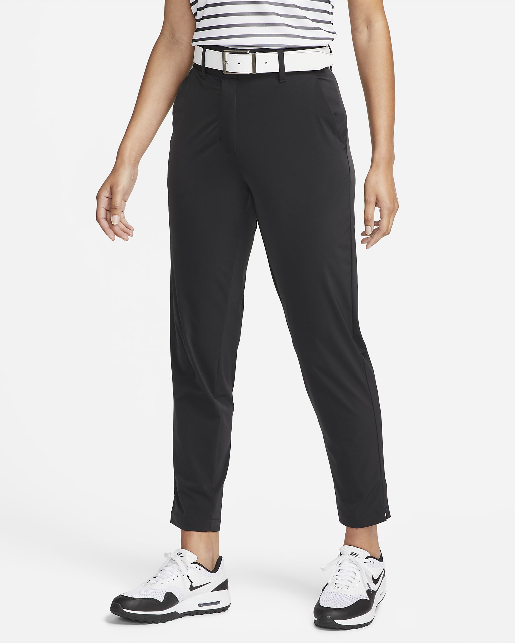 Nike Dri-FIT Tour Women's Golf Trousers - Black/White