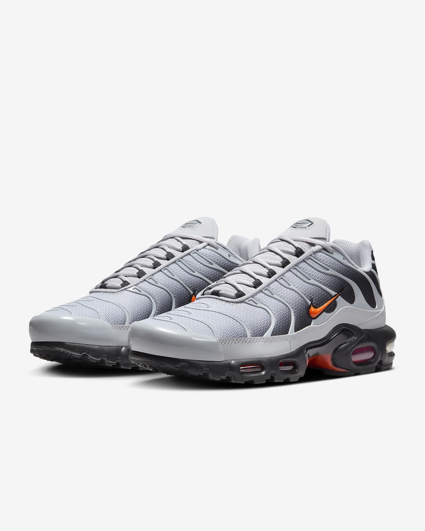 Nike Air Max Plus Men's Shoes - Wolf Grey/Black/White/Picante Red