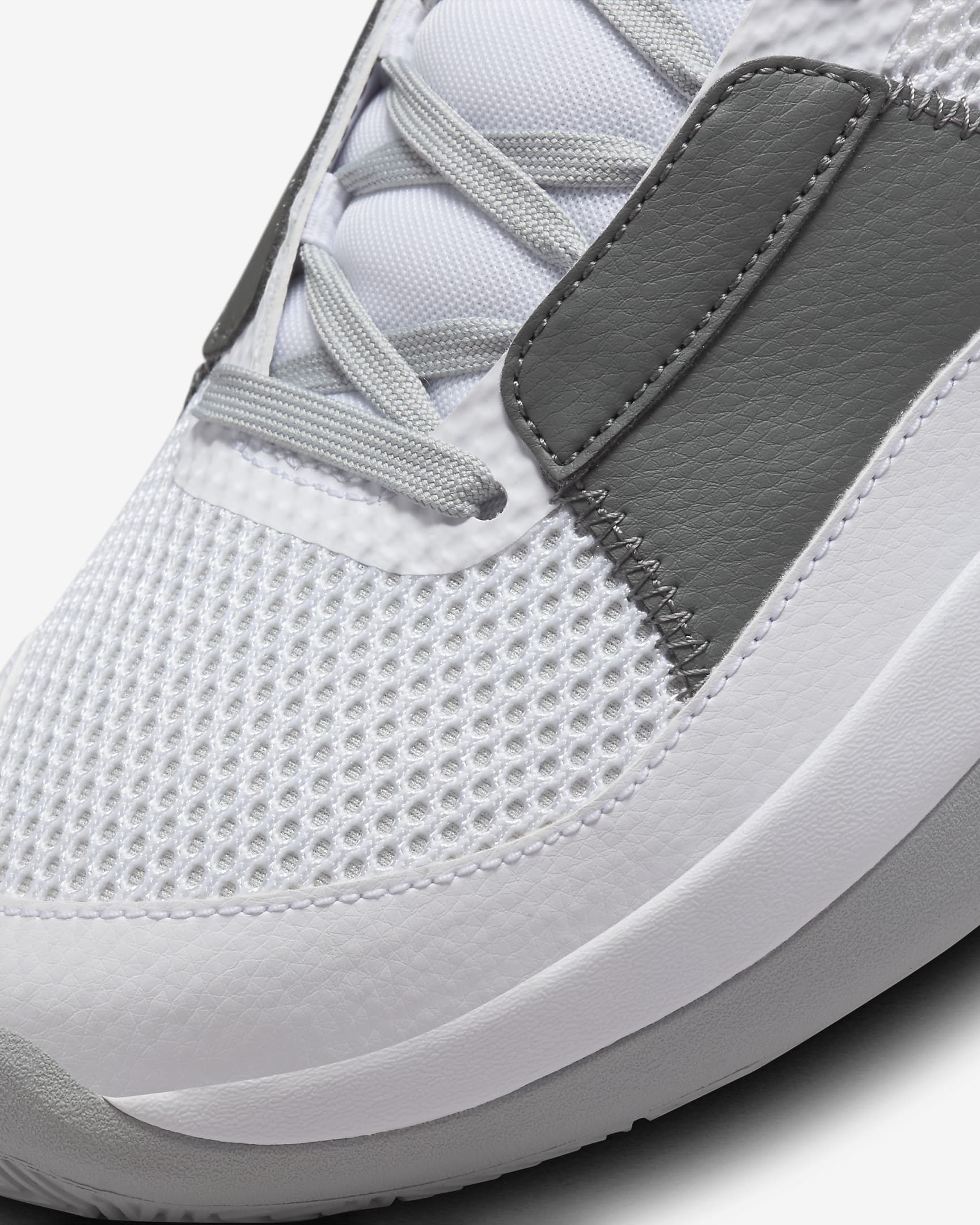 JA 1 EP 'Hunger' Basketball Shoes - White/Black/Phantom/Light Smoke Grey