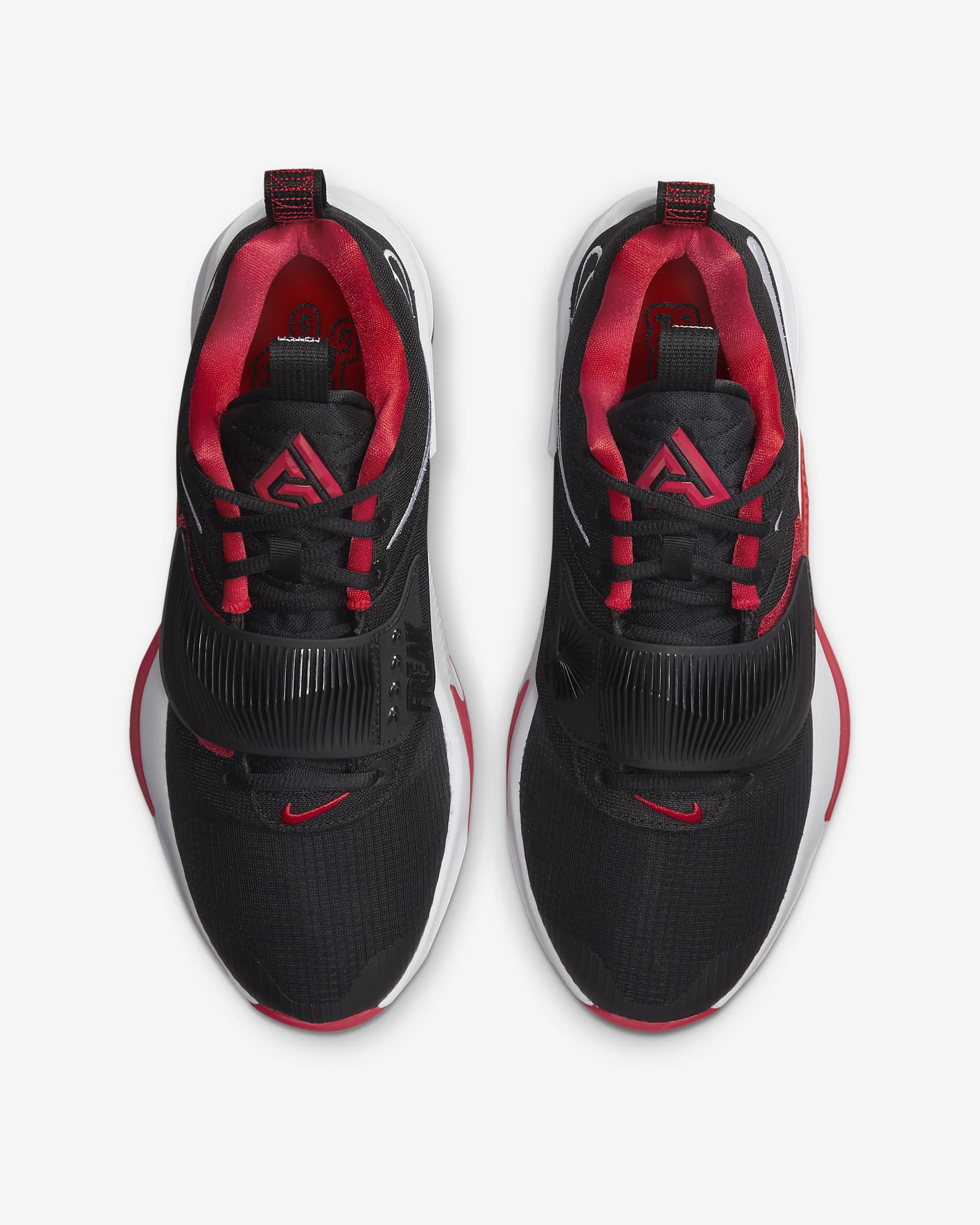 Freak 3 Basketball Shoes - Black/University Red/White