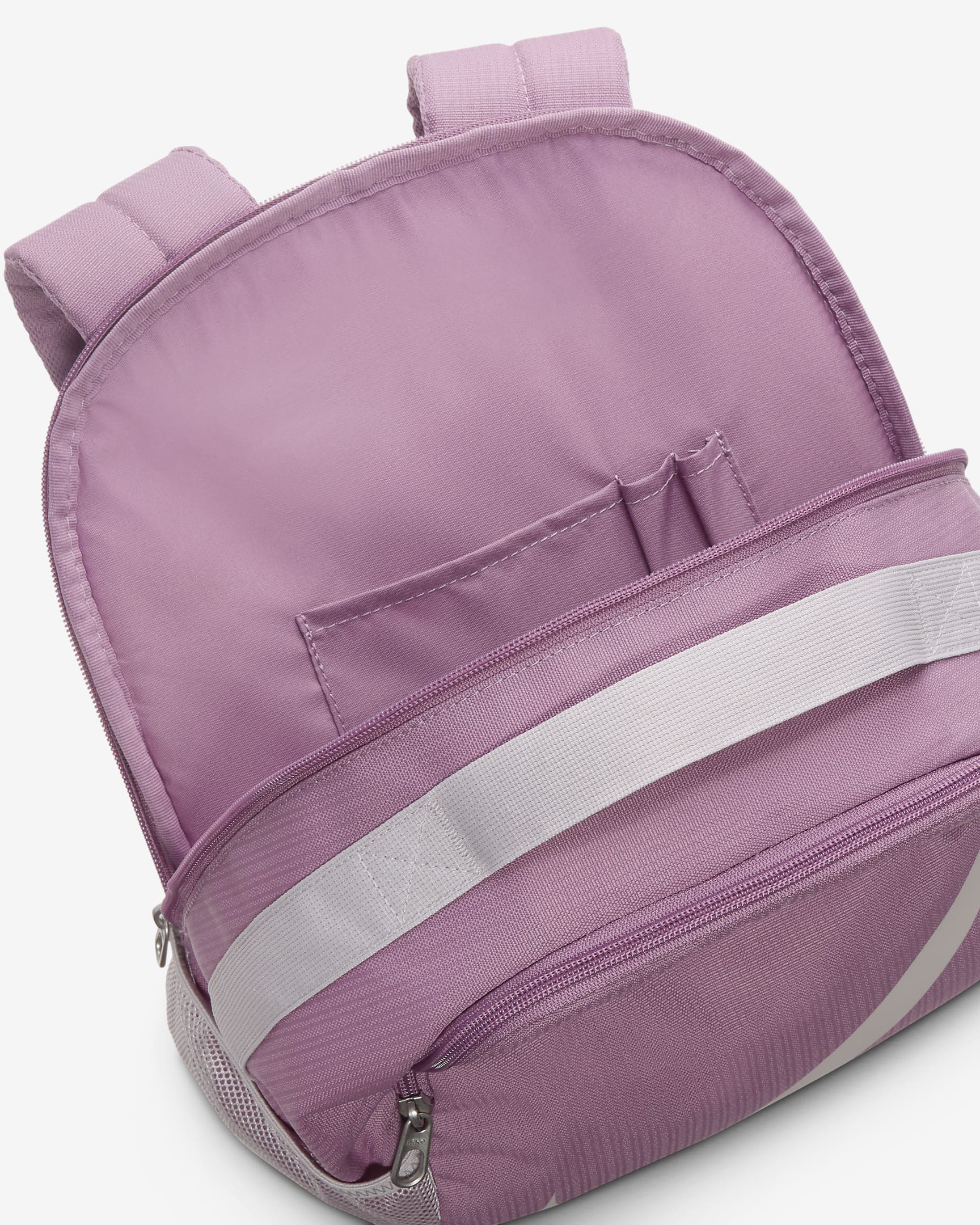 Nike Brasilia Kids' Backpack (18L) - Plum Dust/Platinum Violet/Platinum Violet