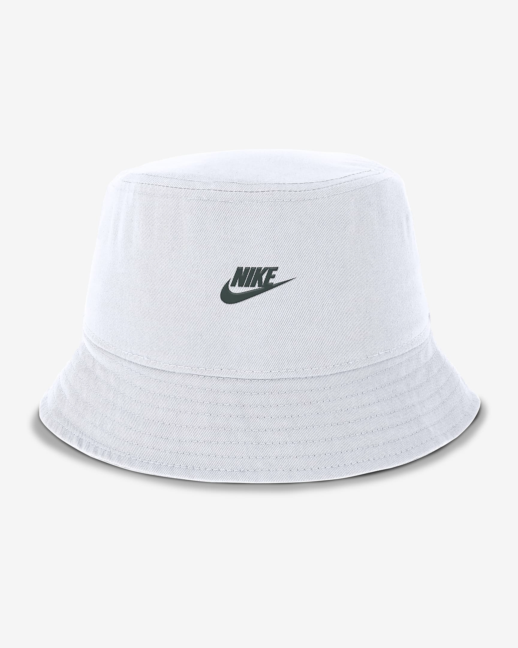 Michigan State Spartans Legacy Apex Men's Nike College Bucket Hat - White