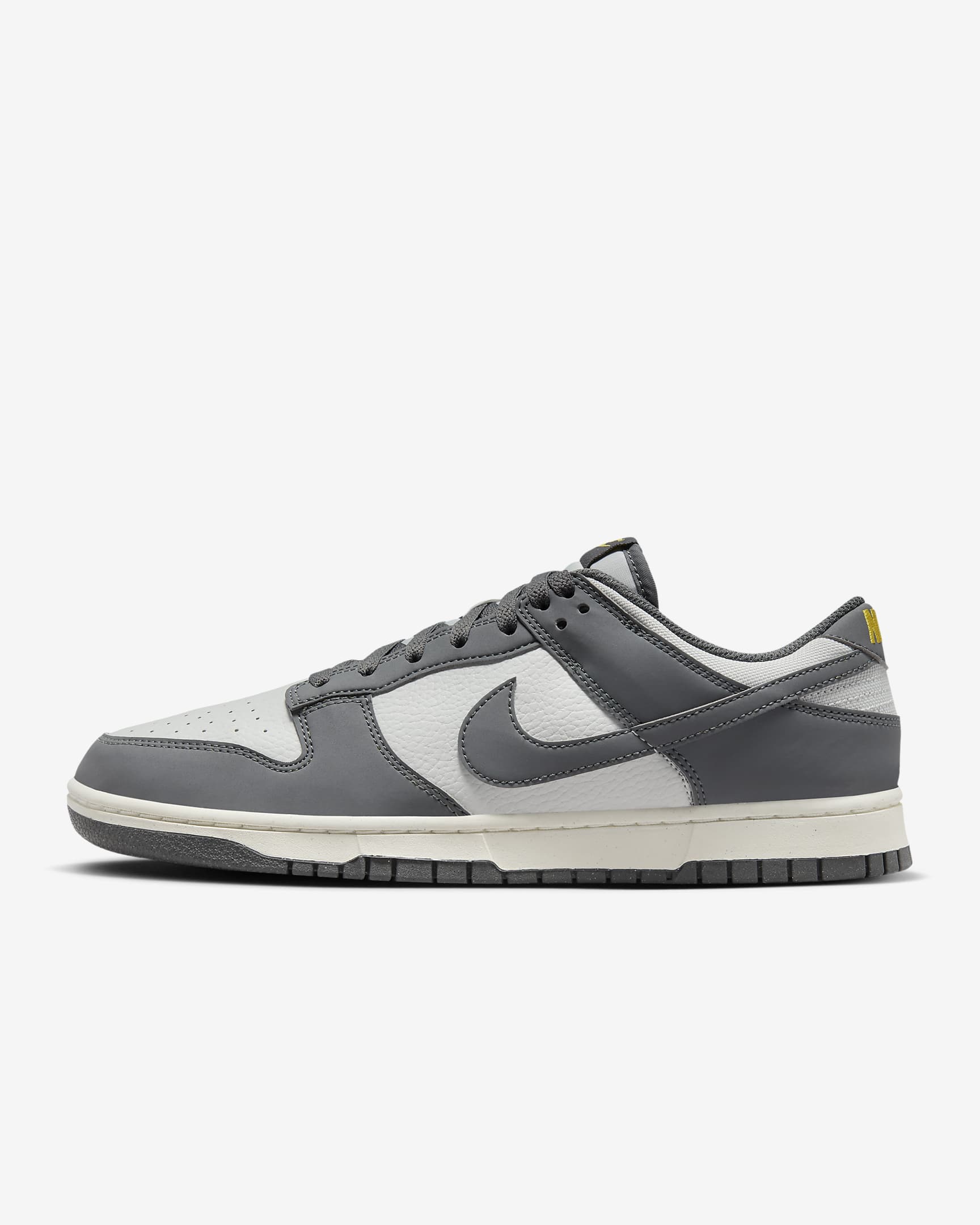 Sapatilhas Nike Dunk Low Next Nature para homem - Cinzento Iron/Coconut Milk/Lightning/Photon Dust