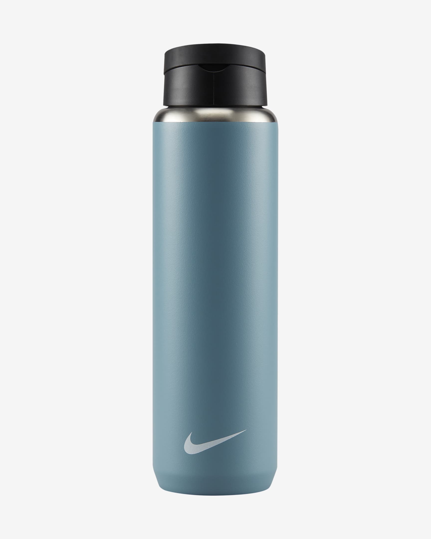 Nike Recharge Stainless Steel Straw Bottle (710ml approx.) - Cerulean/Black/White