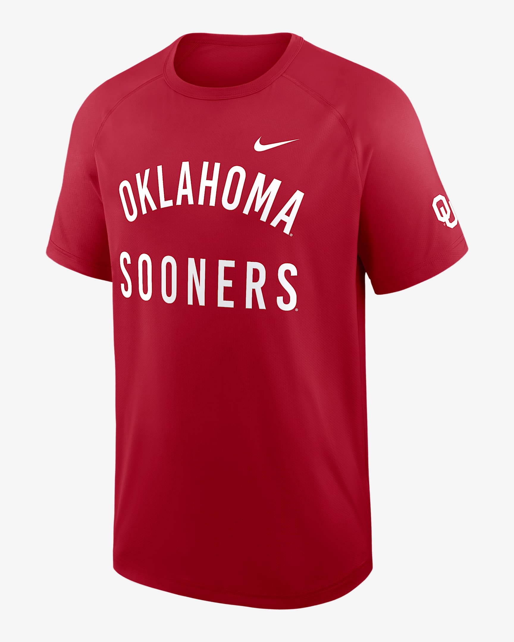 Oklahoma Premium Performance Men's Nike Dri-FIT College T-Shirt - Crimson
