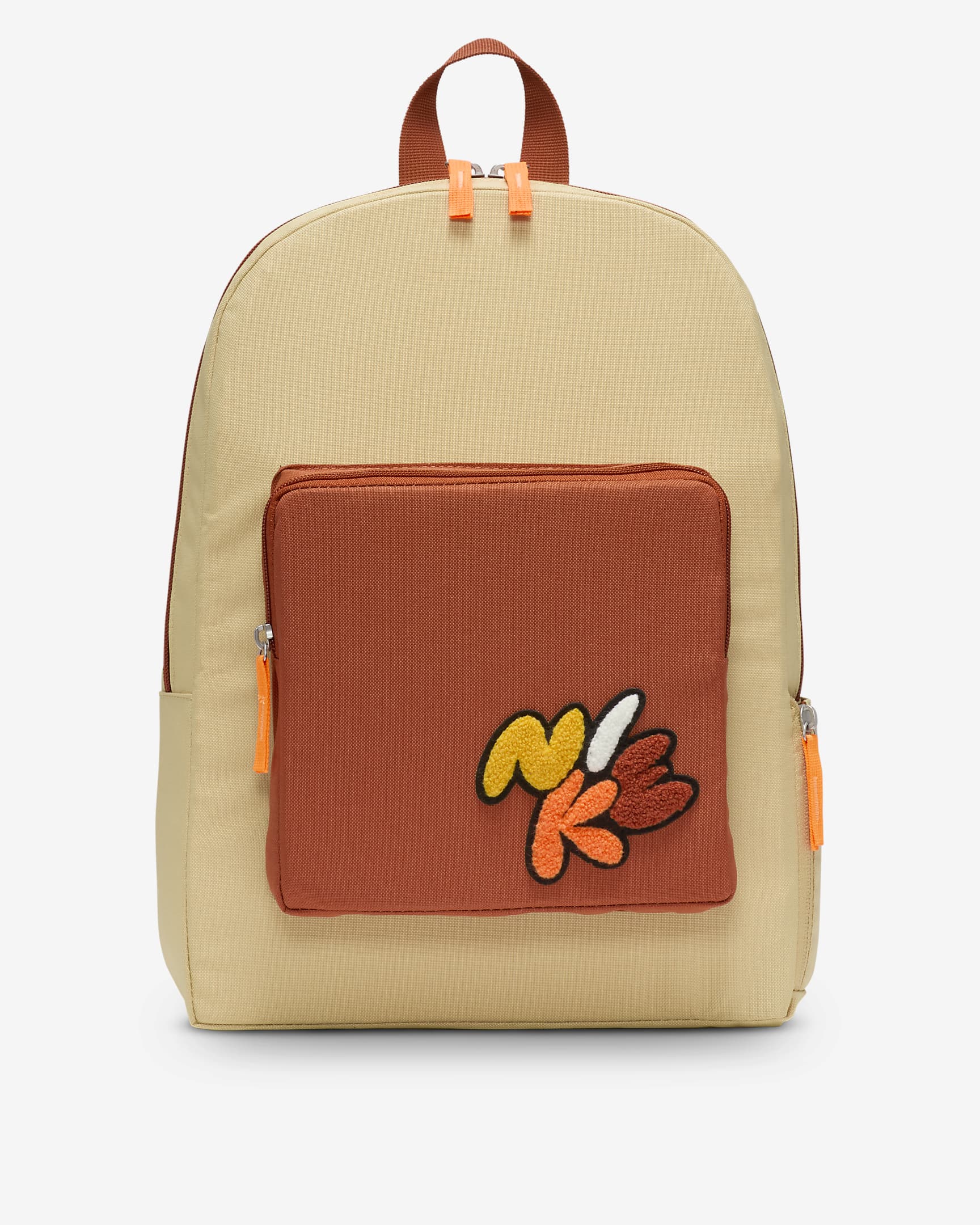 Nike Classic Kids' Backpack (16L) - Sesame/Burnt Sunrise/Total Orange
