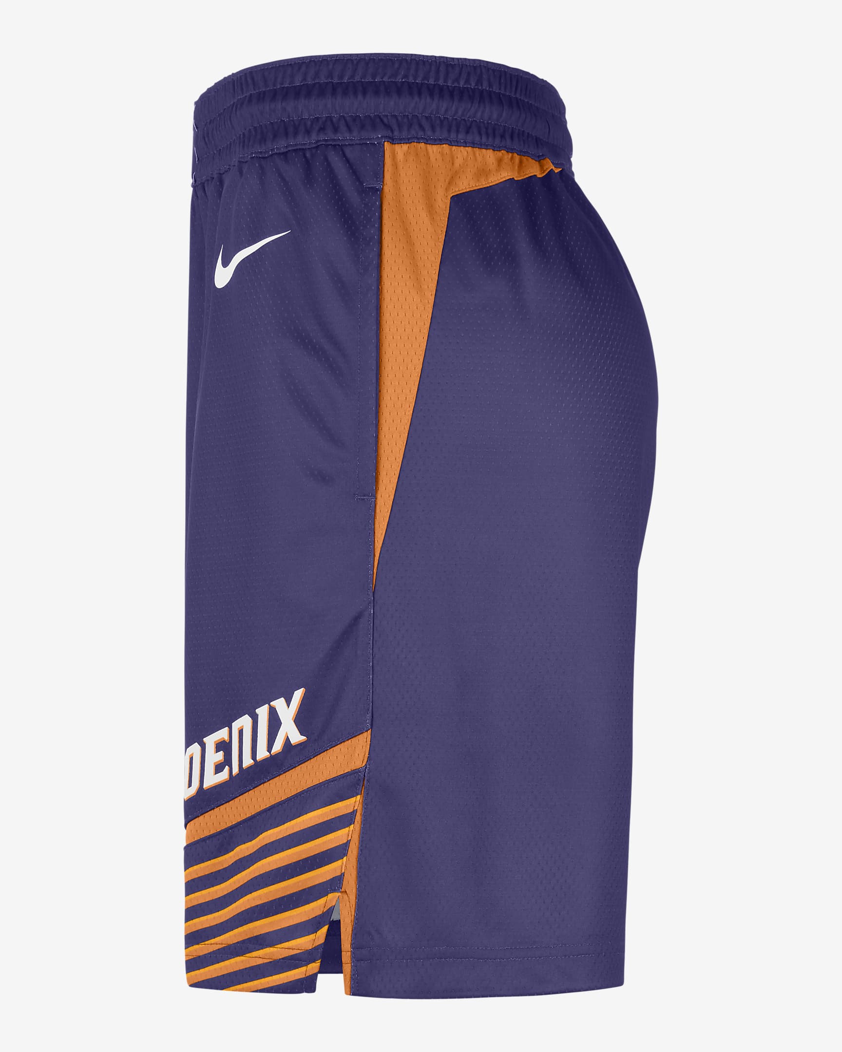 Phoenix Suns Icon Edition Men's Nike Dri-FIT NBA Swingman Shorts - New Orchid/White