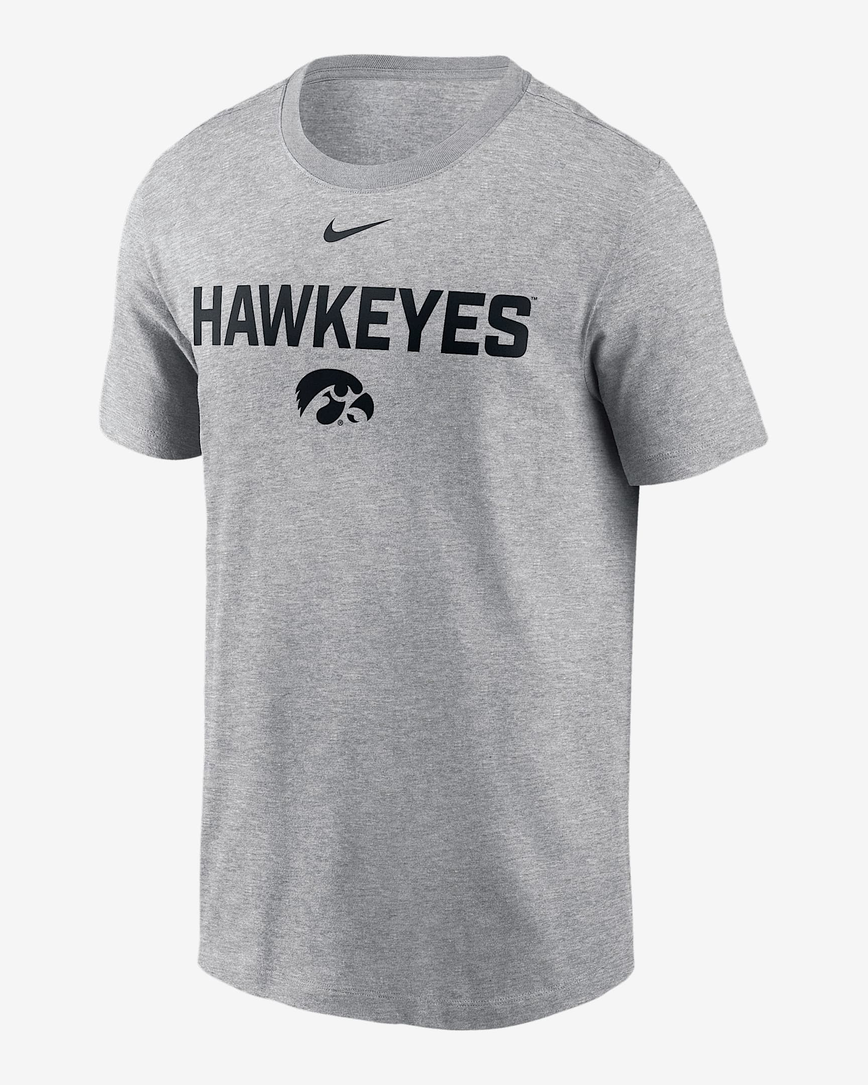 Iowa Campus 2-Hit Men's Nike College T-Shirt - Grey