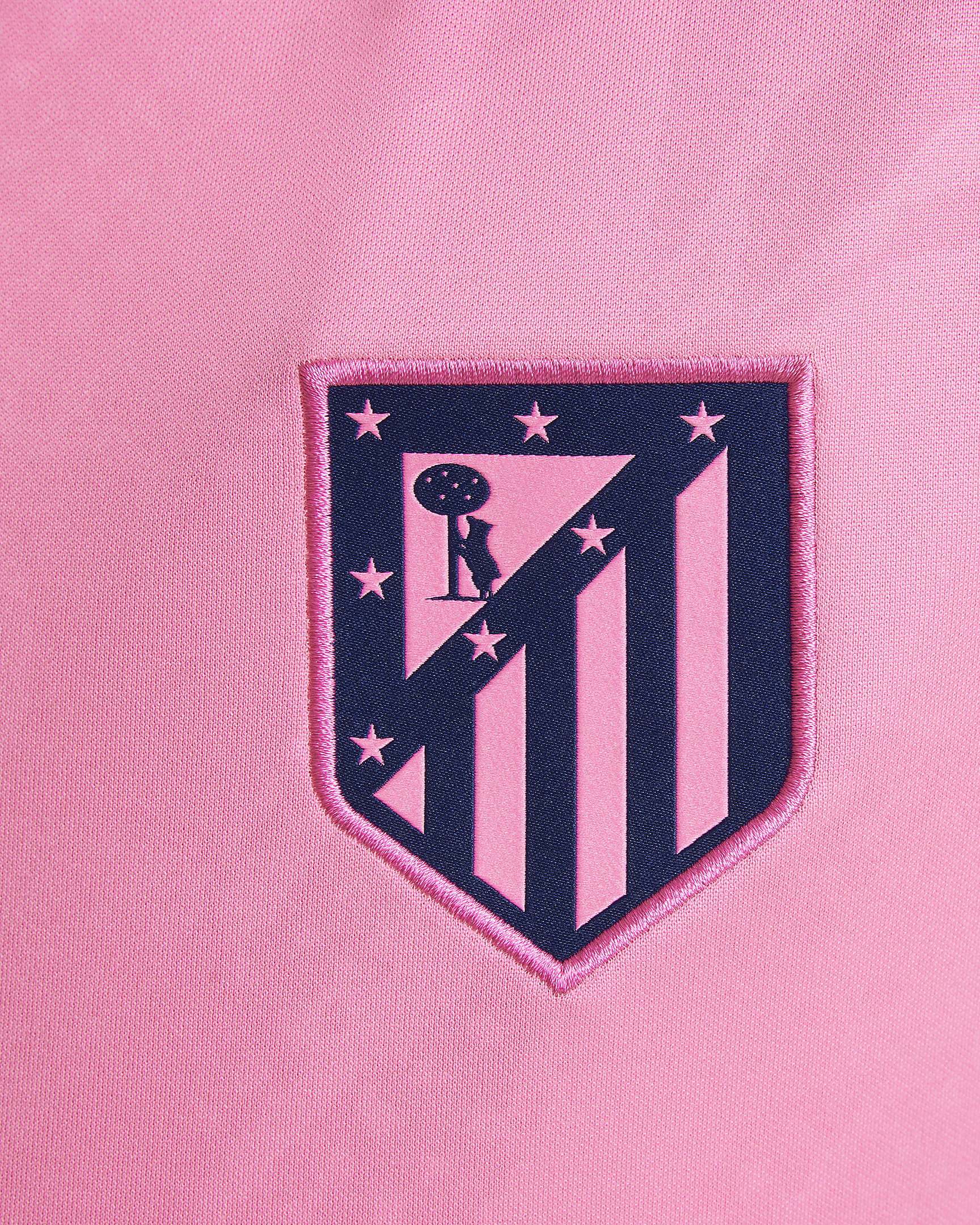 Atlético Madrid Academy Pro Derde Nike Dri-FIT warming-uptop voor kids - Pink Glow/Blue Void/Blue Void