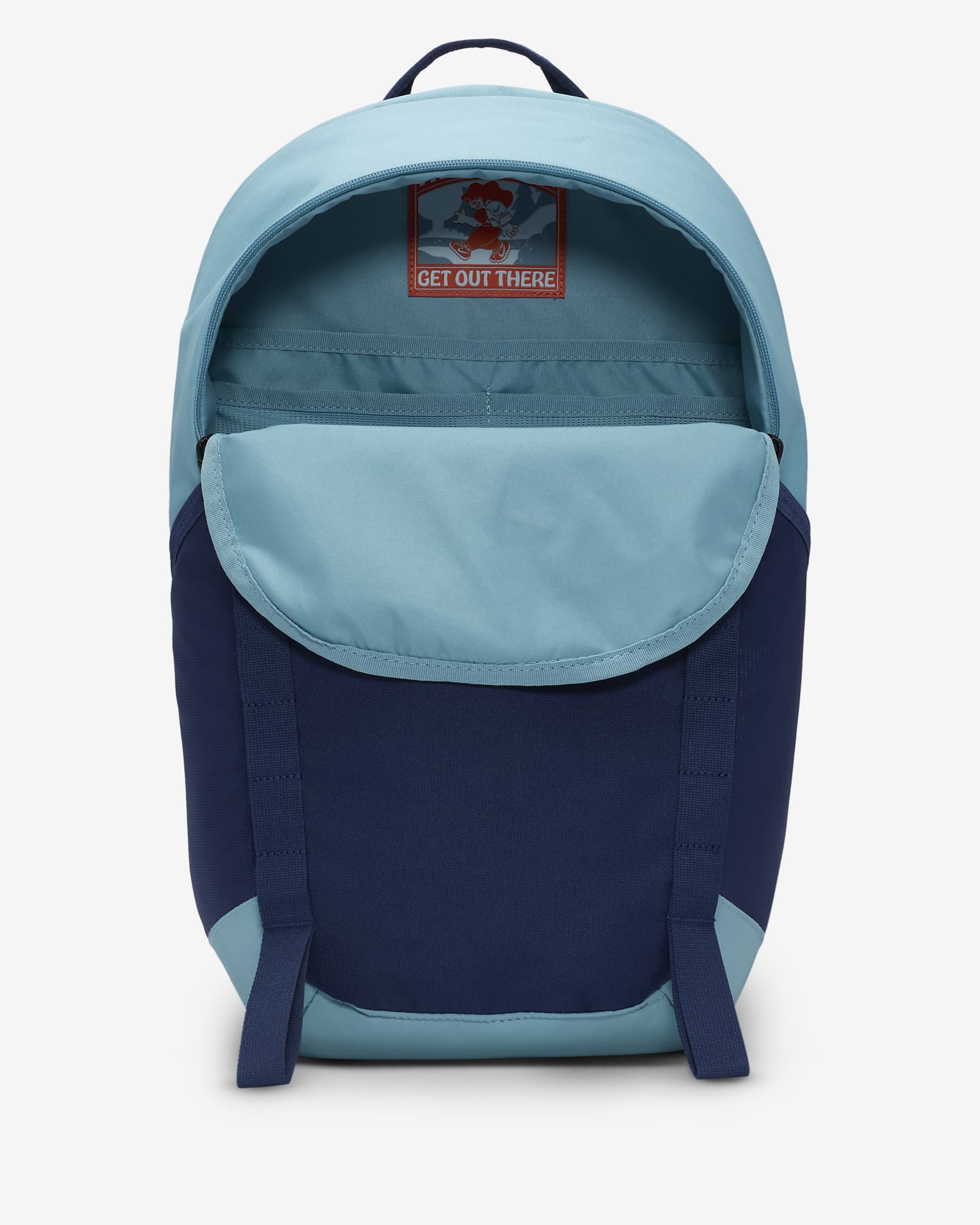 Nike Hike Day Pack (24L) - Denim Turquoise/Midnight Navy/Vintage Coral