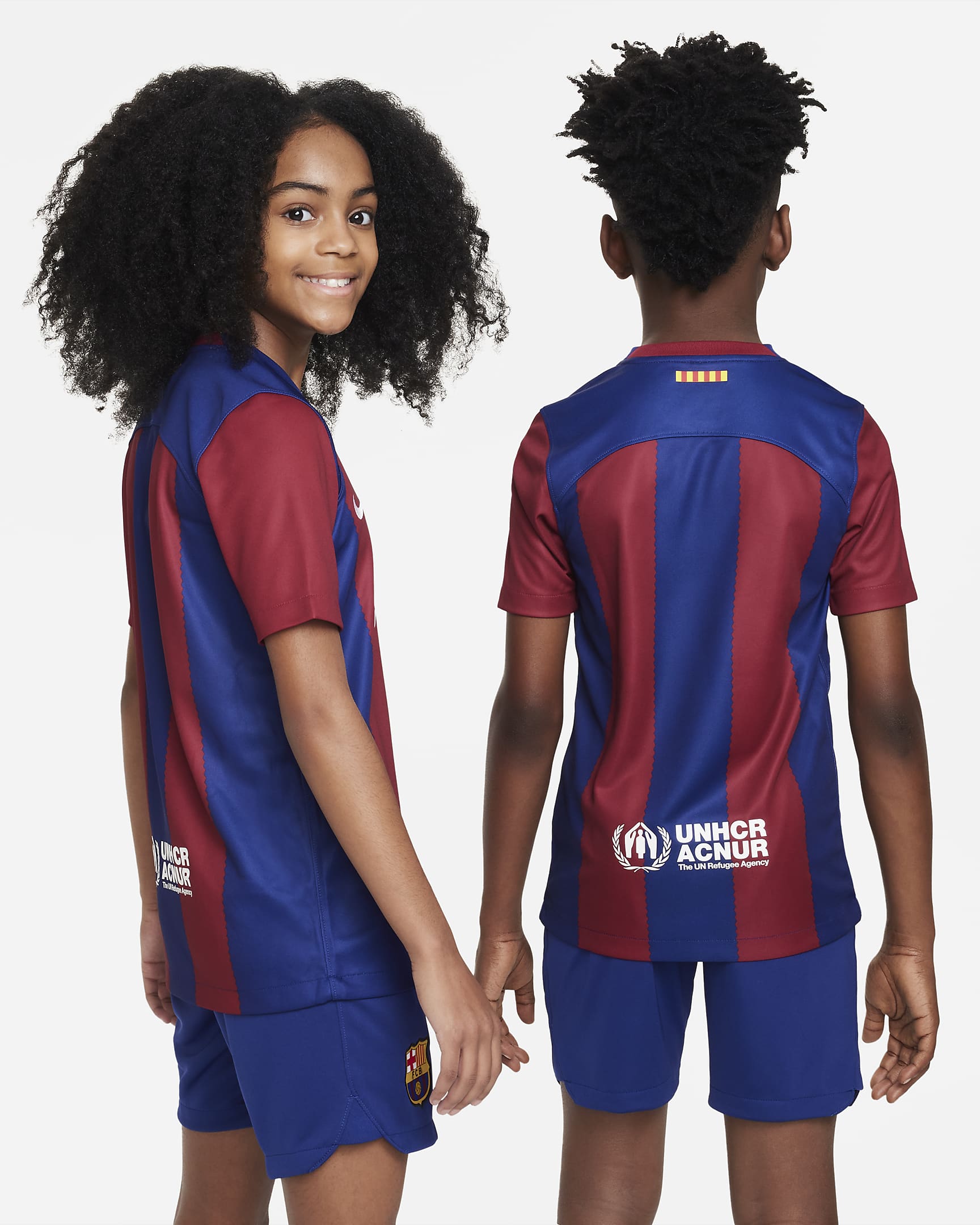 F.C. Barcelona 2023/24 Stadium Home Older Kids' Nike Dri-FIT Football ...