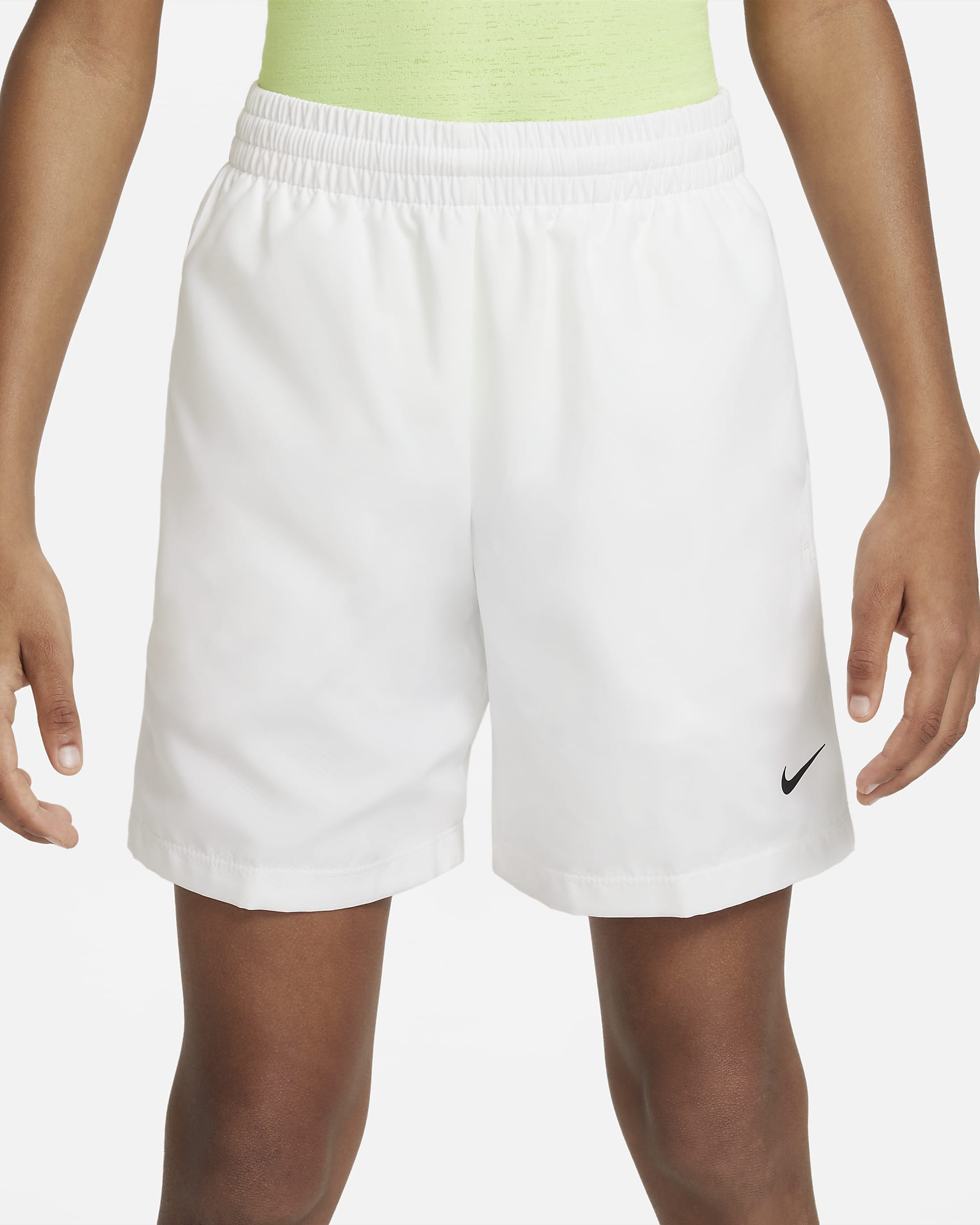 Nike Multi+ Dri-FIT Trainingsshorts für ältere Kinder (Jungen) - Weiß/Schwarz