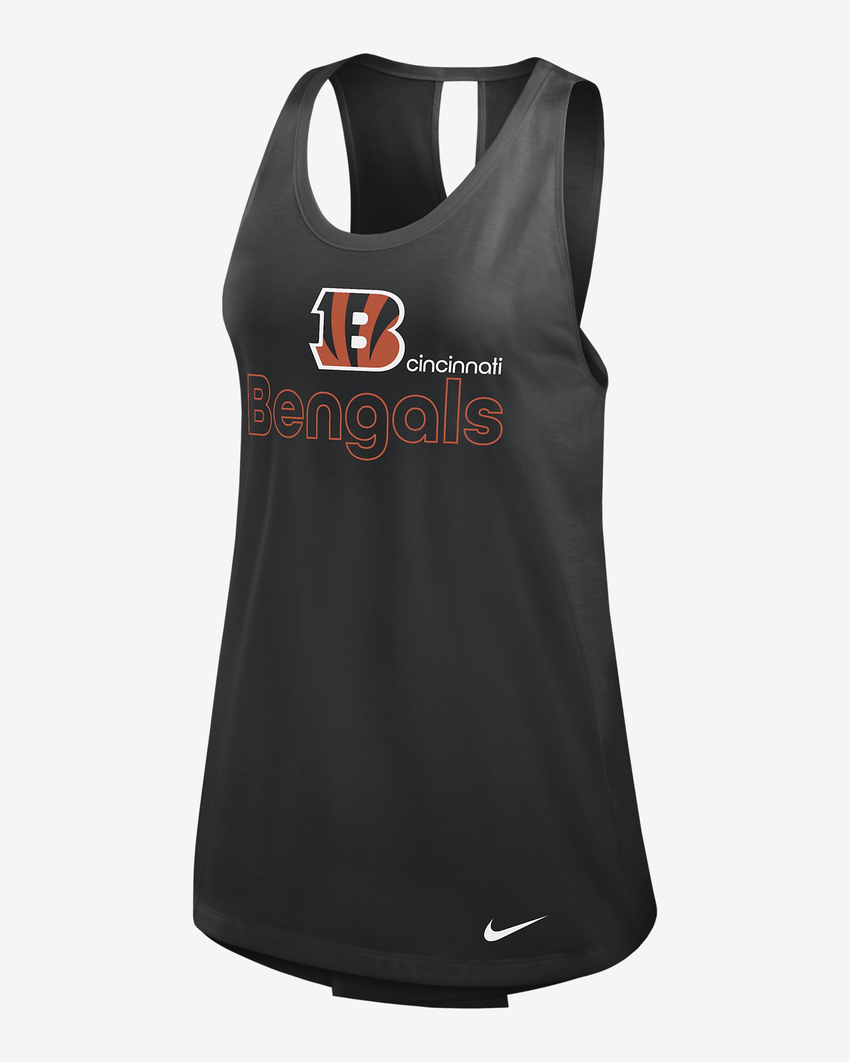 Cincinnati Bengals Women's Nike Dri-FIT NFL Tank Top - Black