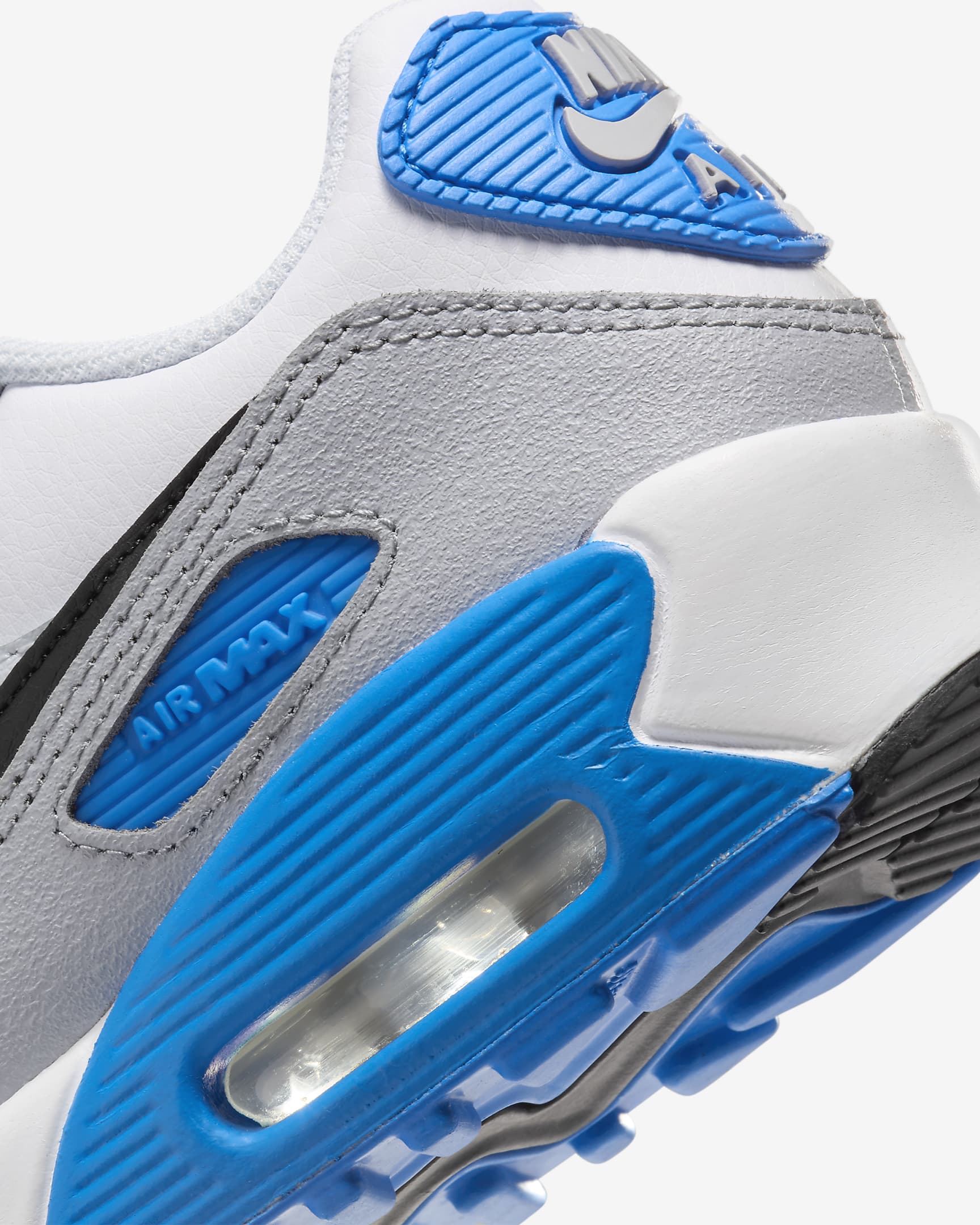 Nike Air Max 90 LTR sko til store barn - Hvit/Photo Blue/Pure Platinum/Svart