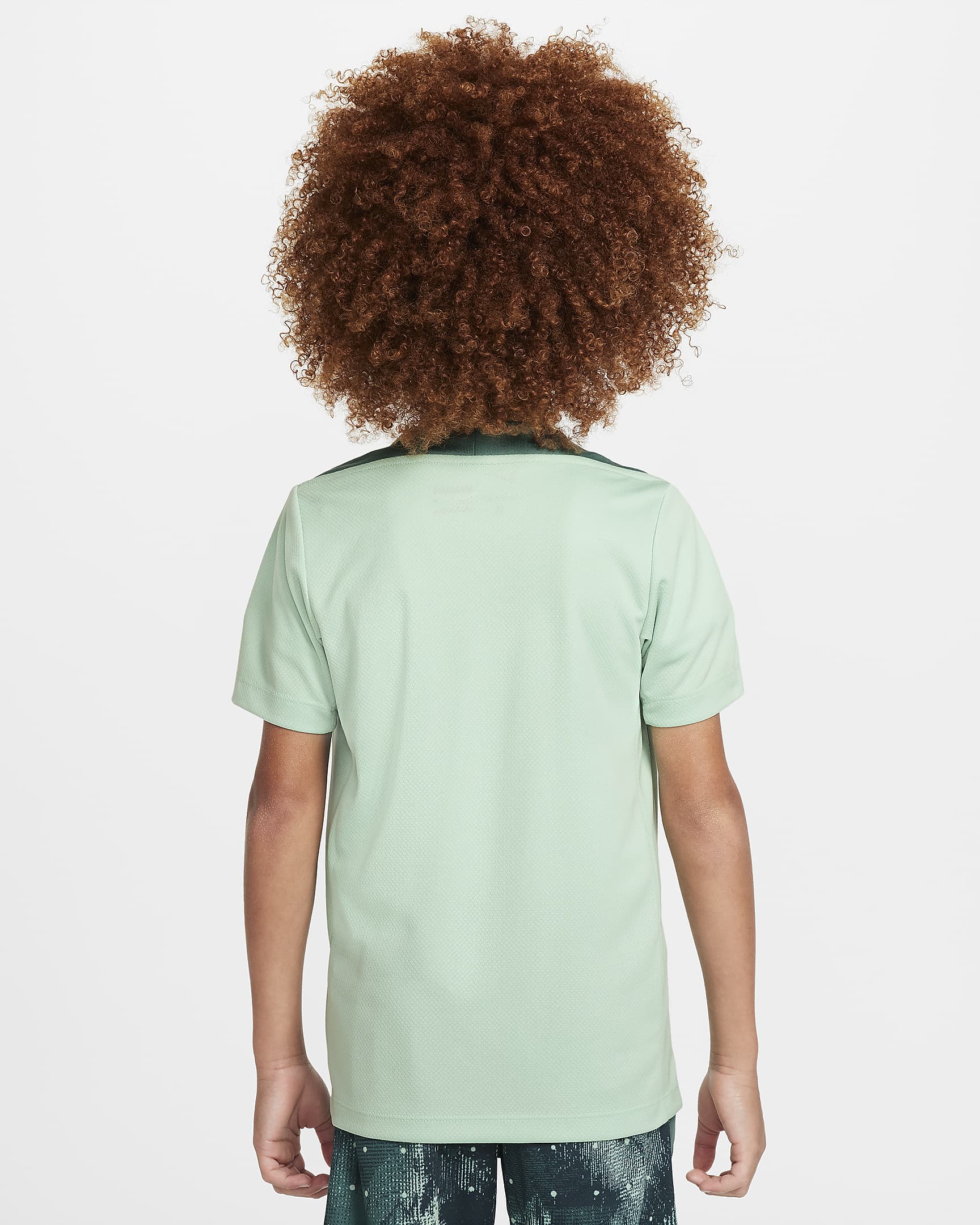 Maglia a manica corta Nike Football Dri-FIT Tottenham Hotspur Strike per ragazzo/a – Terza - Enamel Green/Enamel Green/Bicoastal/Faded Spruce