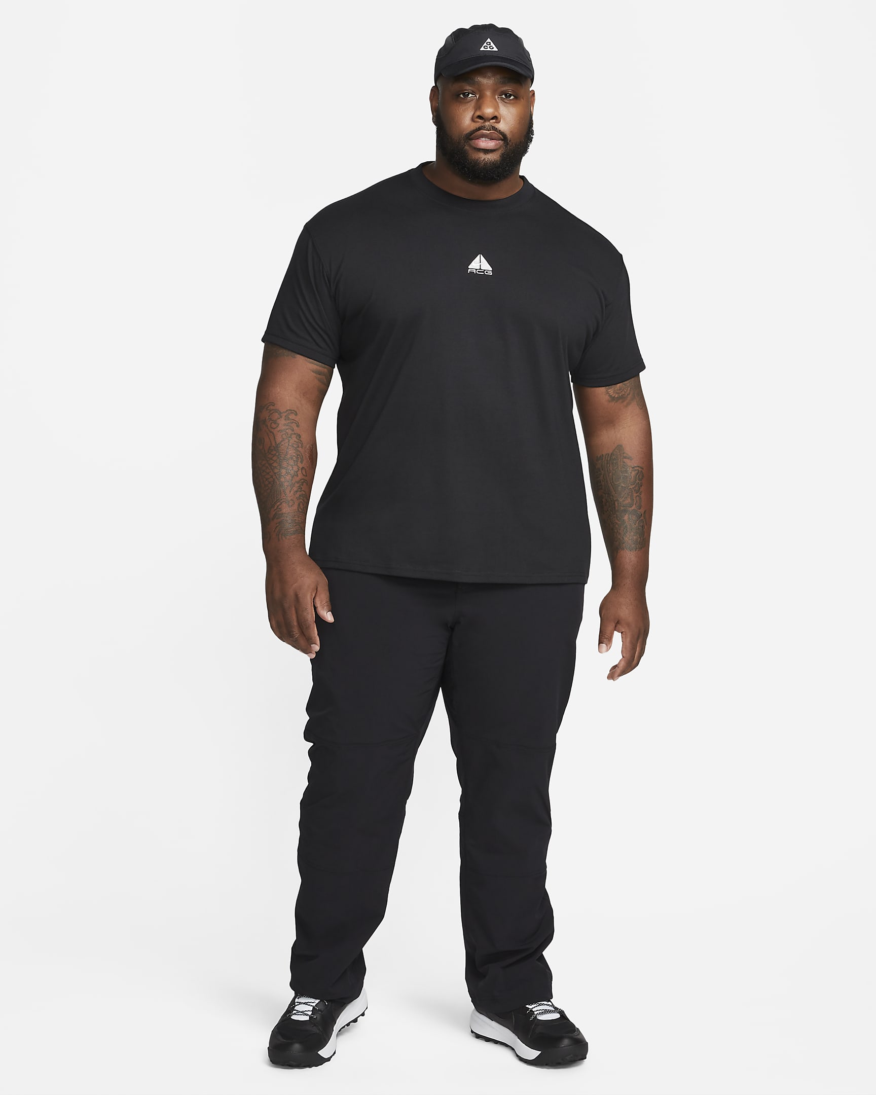 T-shirt Nike ACG - Uomo - Nero/Light Smoke Grey/Summit White