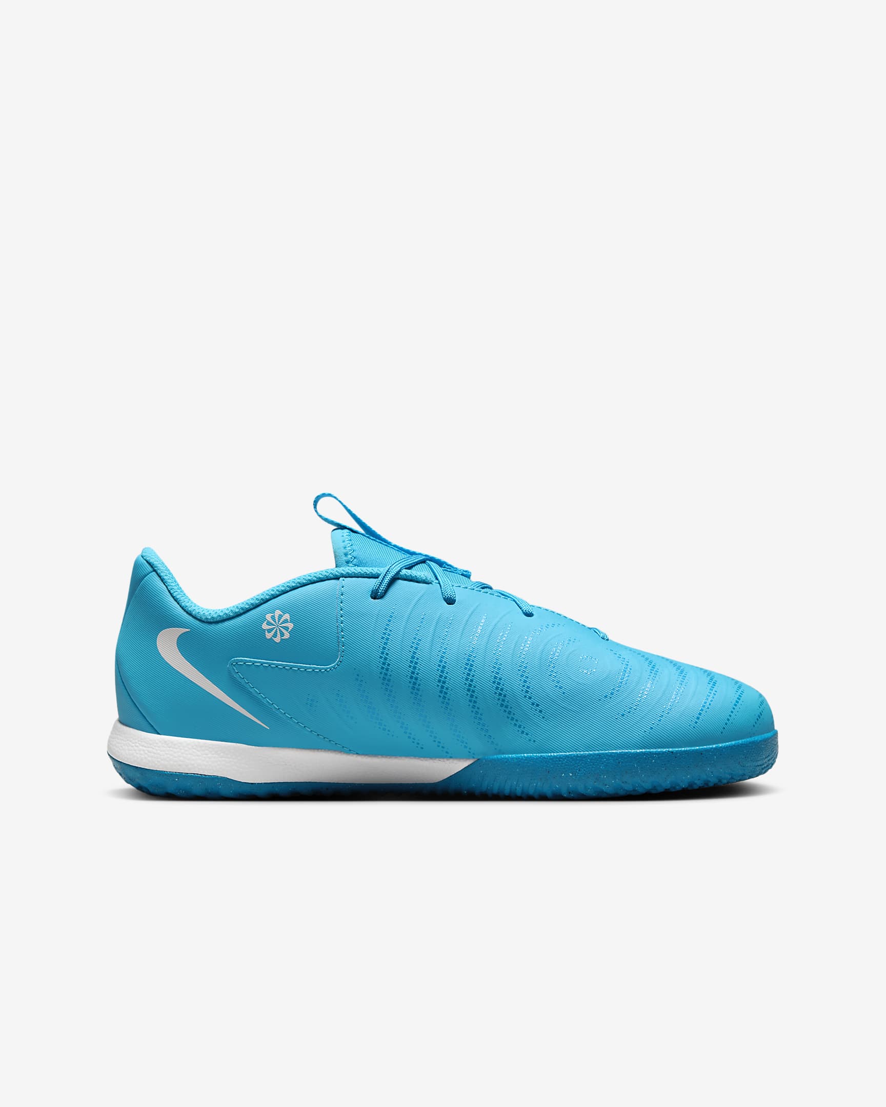 Ποδοσφαιρικά παπούτσια IC Nike Jr. Phantom GX 2 Academy για μικρά/μεγάλα παιδιά - Blue Fury/Λευκό