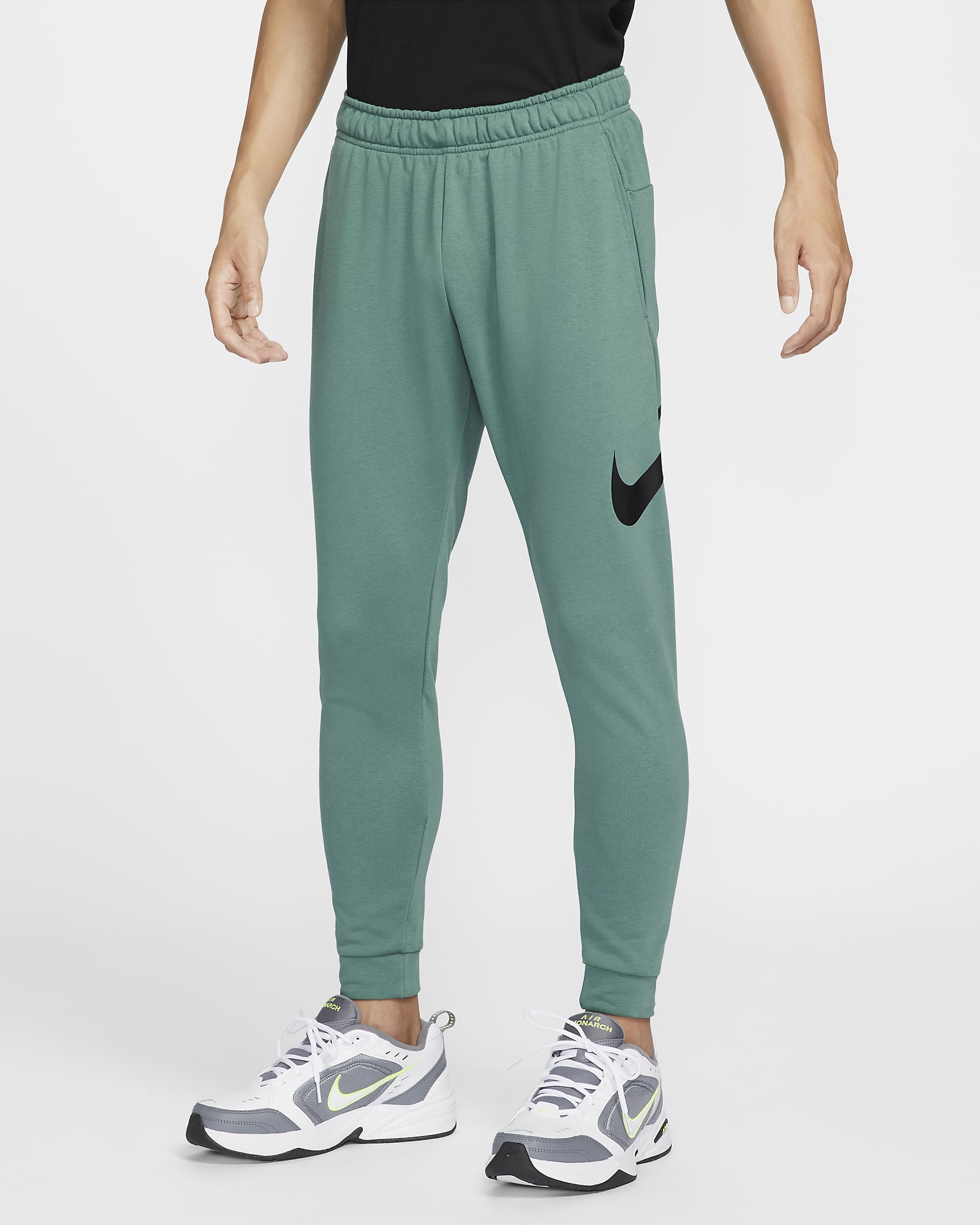 Nike Dri-FIT Men's Tapered Training Trousers - Bicoastal/Black